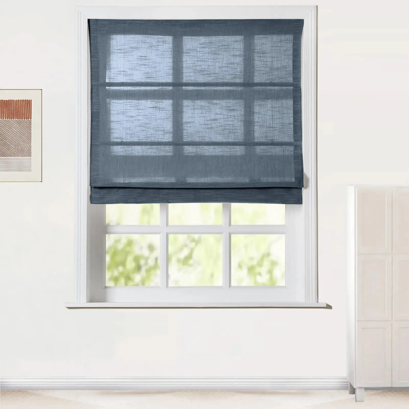 Jawara Roman Shade Cordless-Wooden Headrail - Image 32