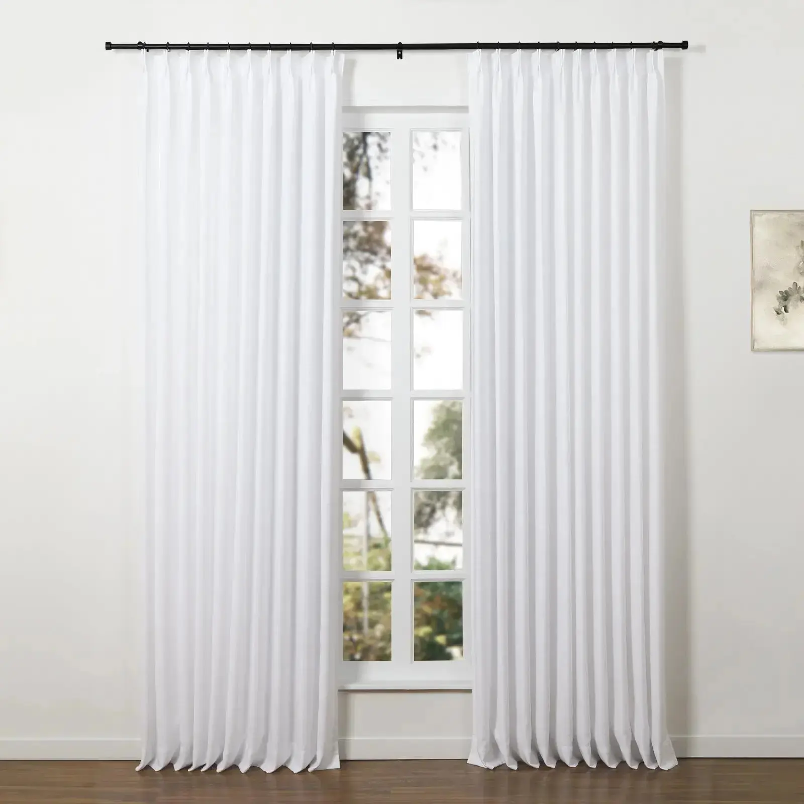Jaylon Adjustable Curtain Rod with Rings - Image 4