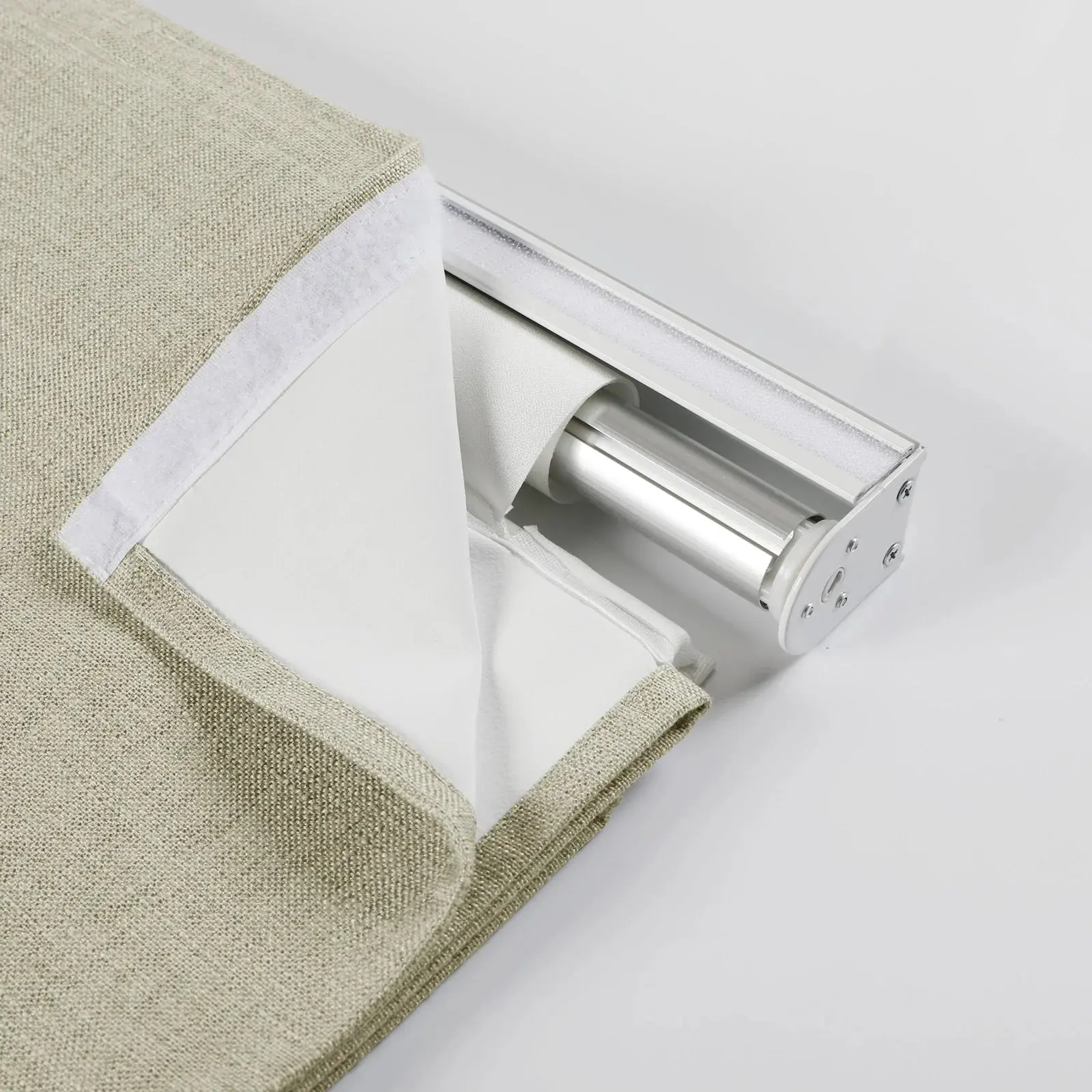 Jawara Linen Cotton Roman Shade Cordless - Image 51