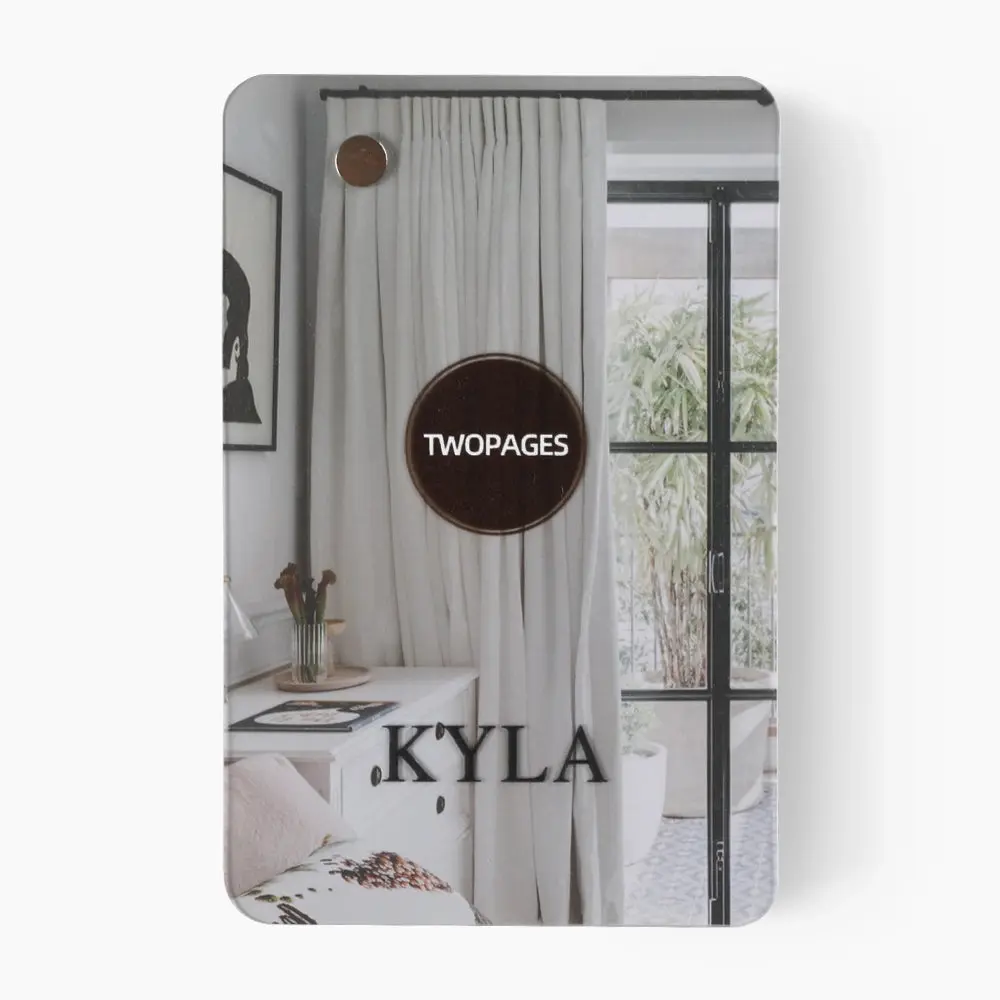 Kyla Faux Linen Booklet 20 Colors - Image 3