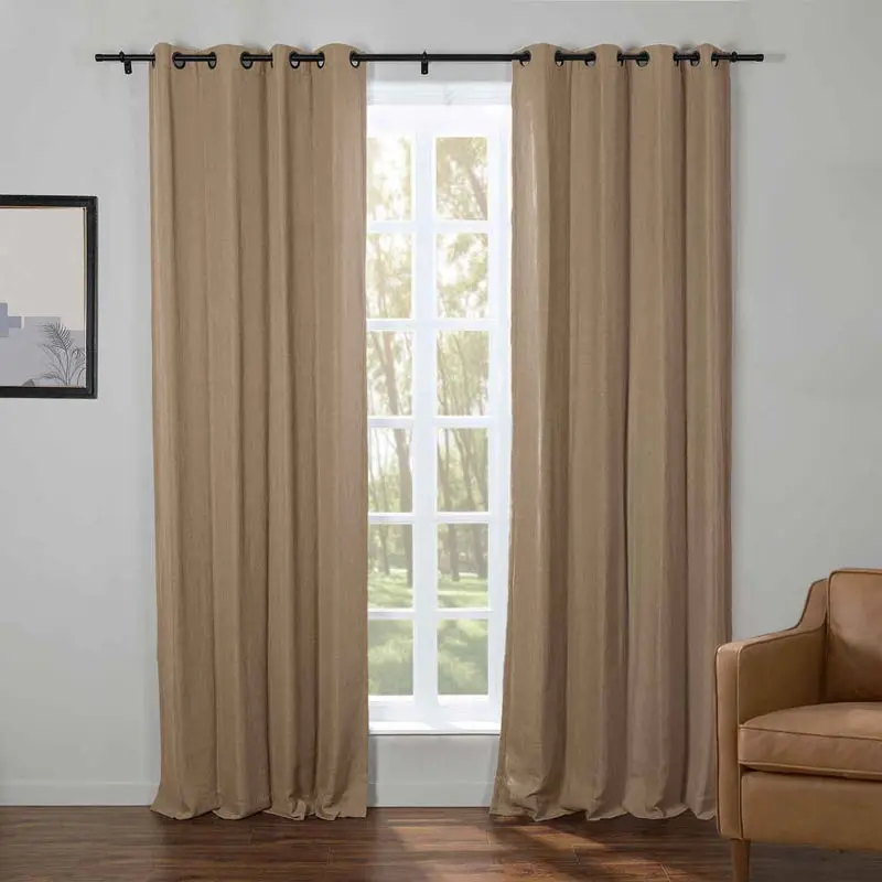 Kyla Lightweight Faux Linen Drapery Grommet - Image 10