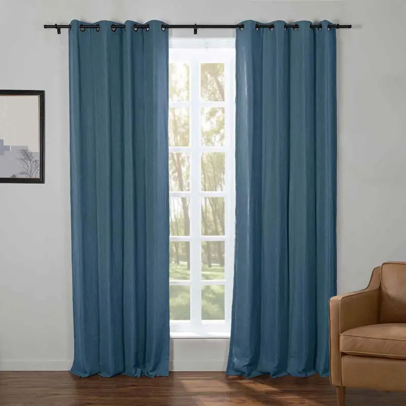 Kyla Lightweight Faux Linen Drapery Grommet - Image 11