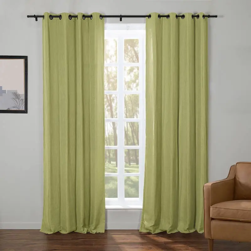 Kyla Lightweight Faux Linen Drapery Grommet - Image 13