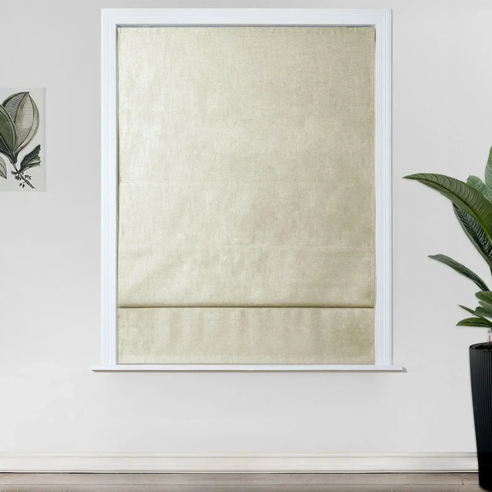 Kyla Linen Blend Roman Shade Cordless - Image 32