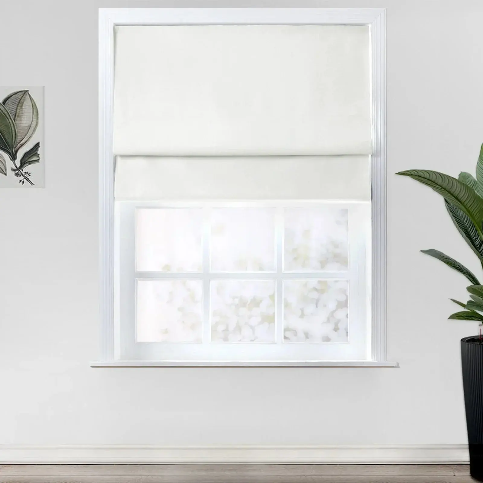 Kyla Linen Blend Roman Shade Cordless - Image 33