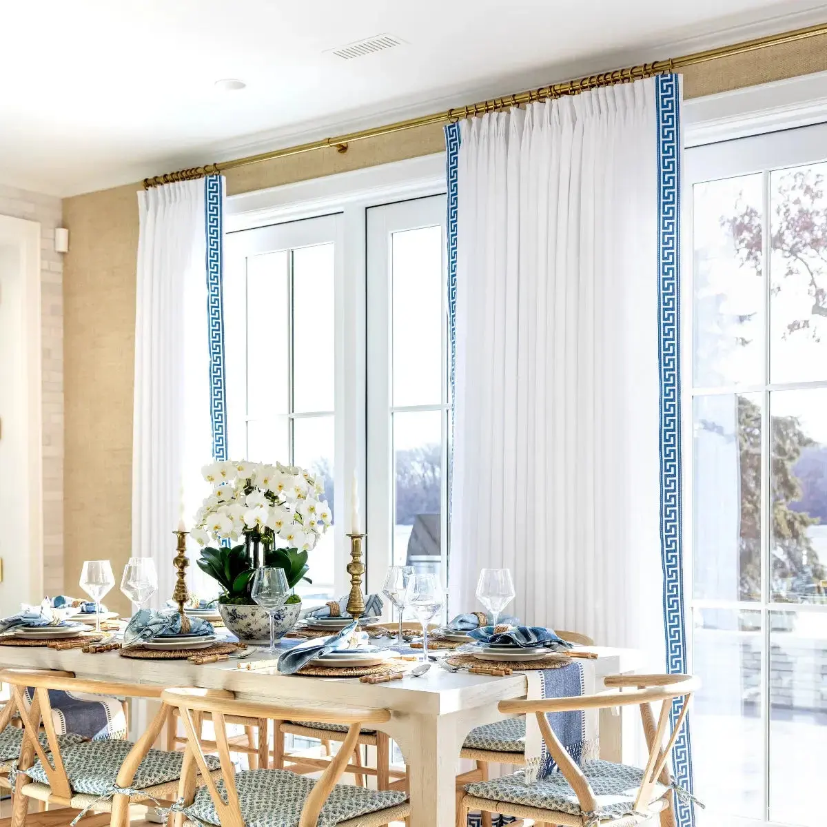 Custom Curtains with Trim Border(Sold per Pair) - Image 9