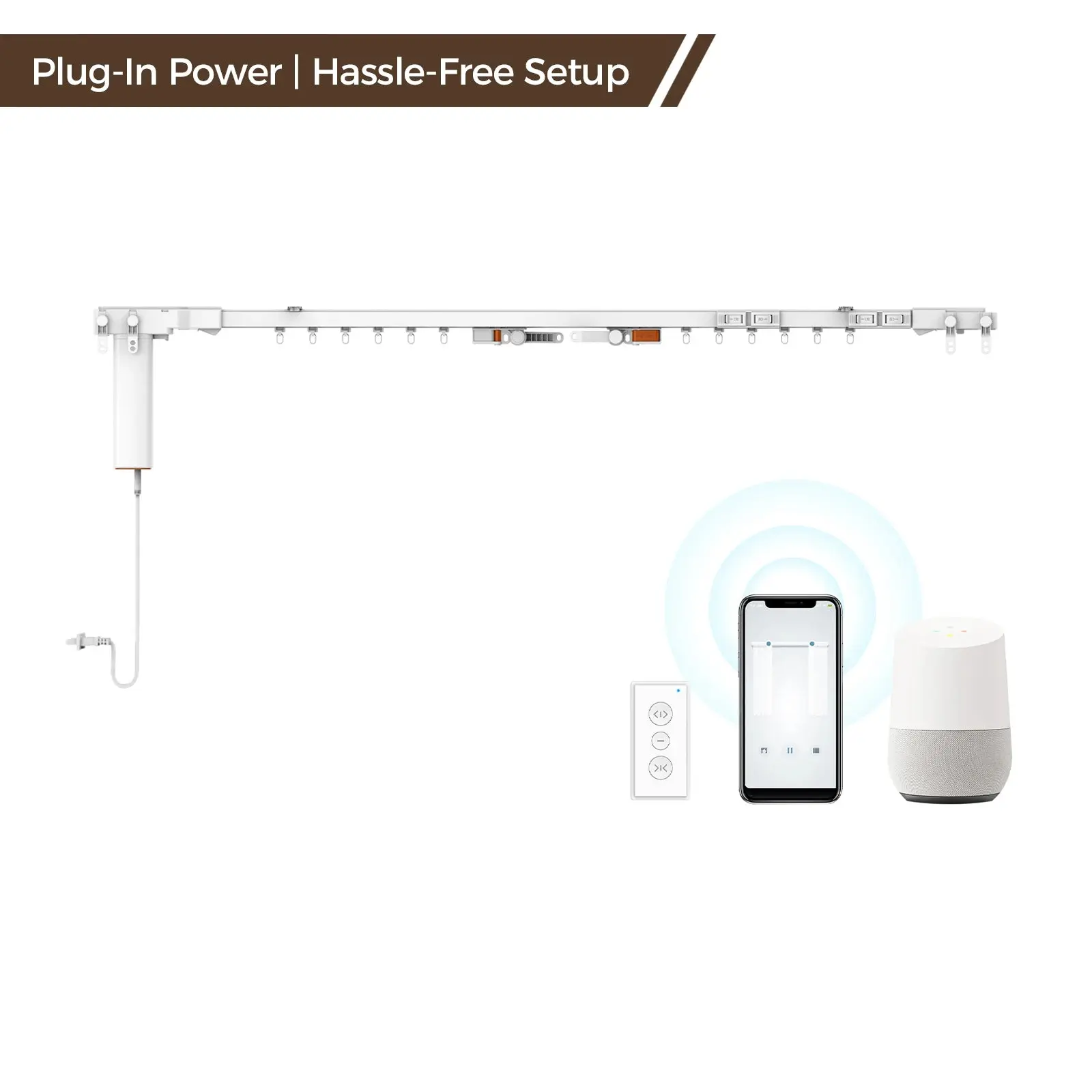 Lark Motorized Curtain Tracks - Image 5