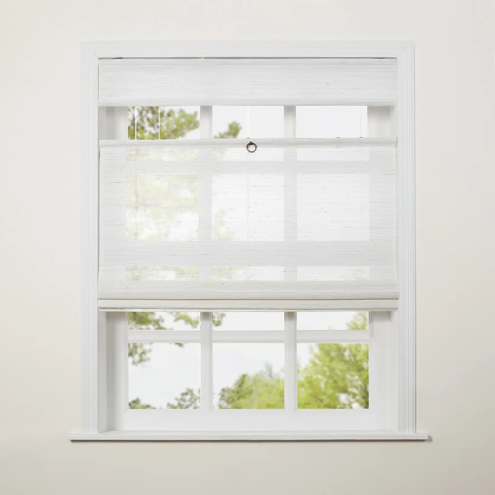 Lay Top Down Bottom Up Woven Wood Shade Cordless - Image 33