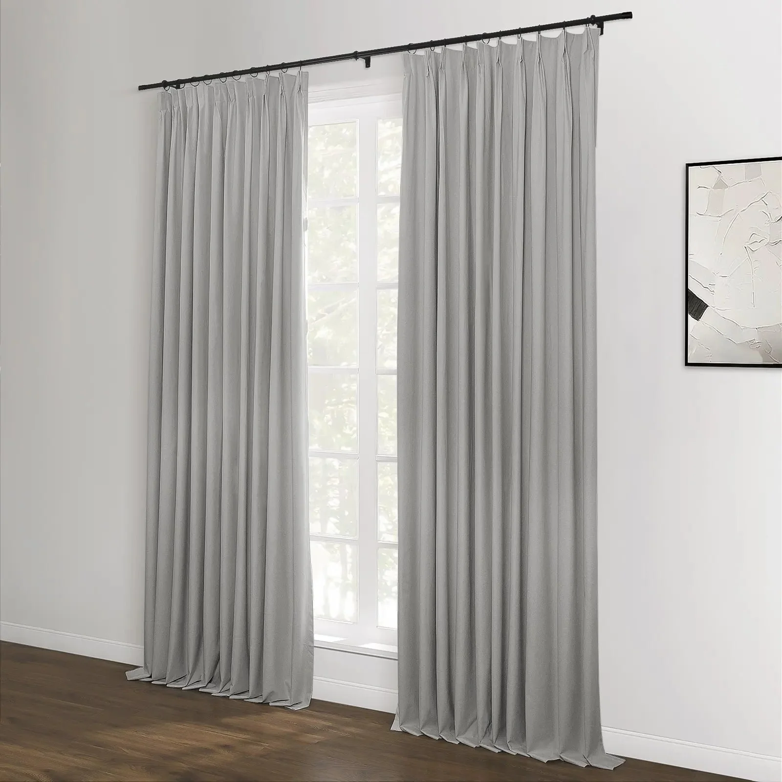 Lila 100% Blackout Drape Pleated - Image 23