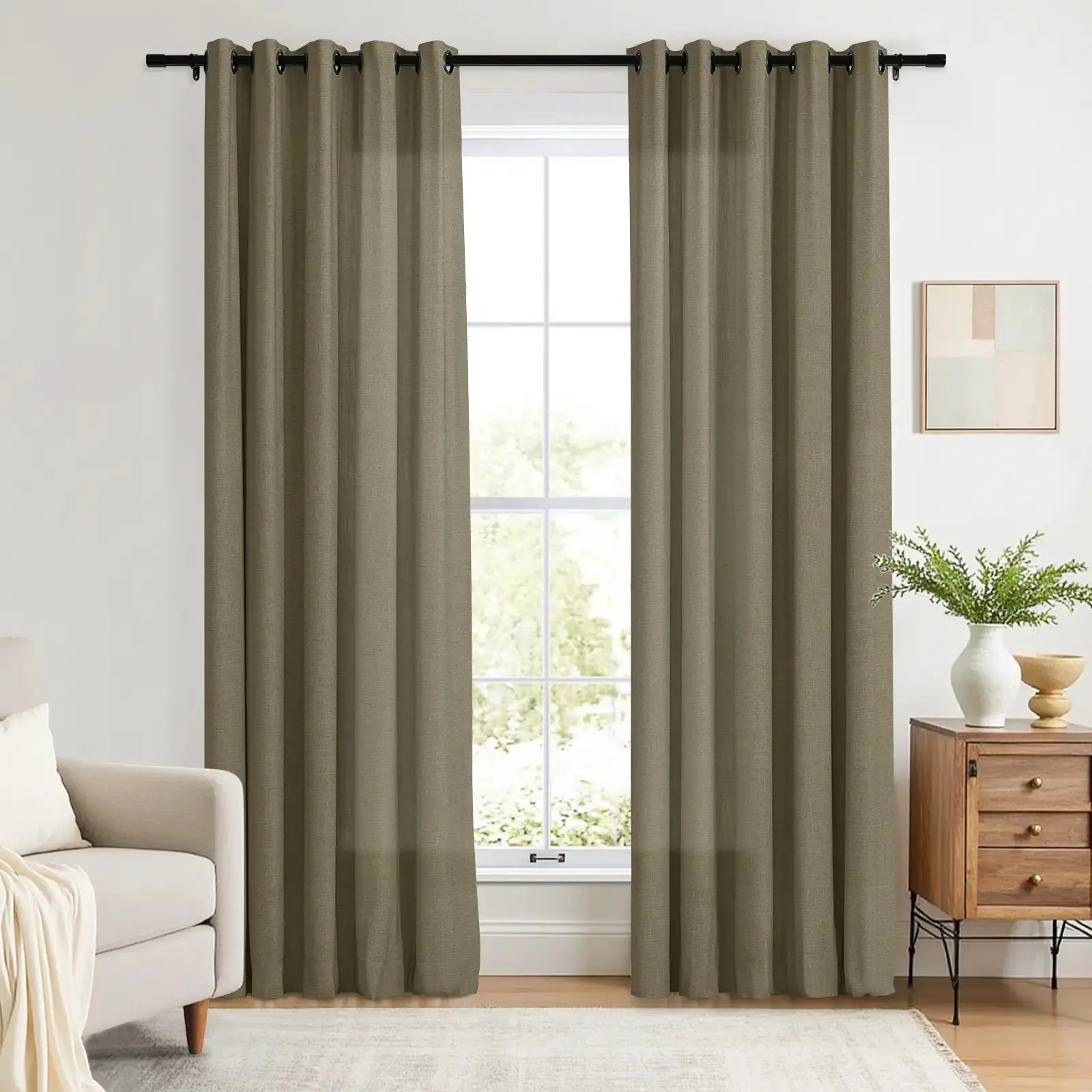 Liz Linen Drape Grommet - Image 16