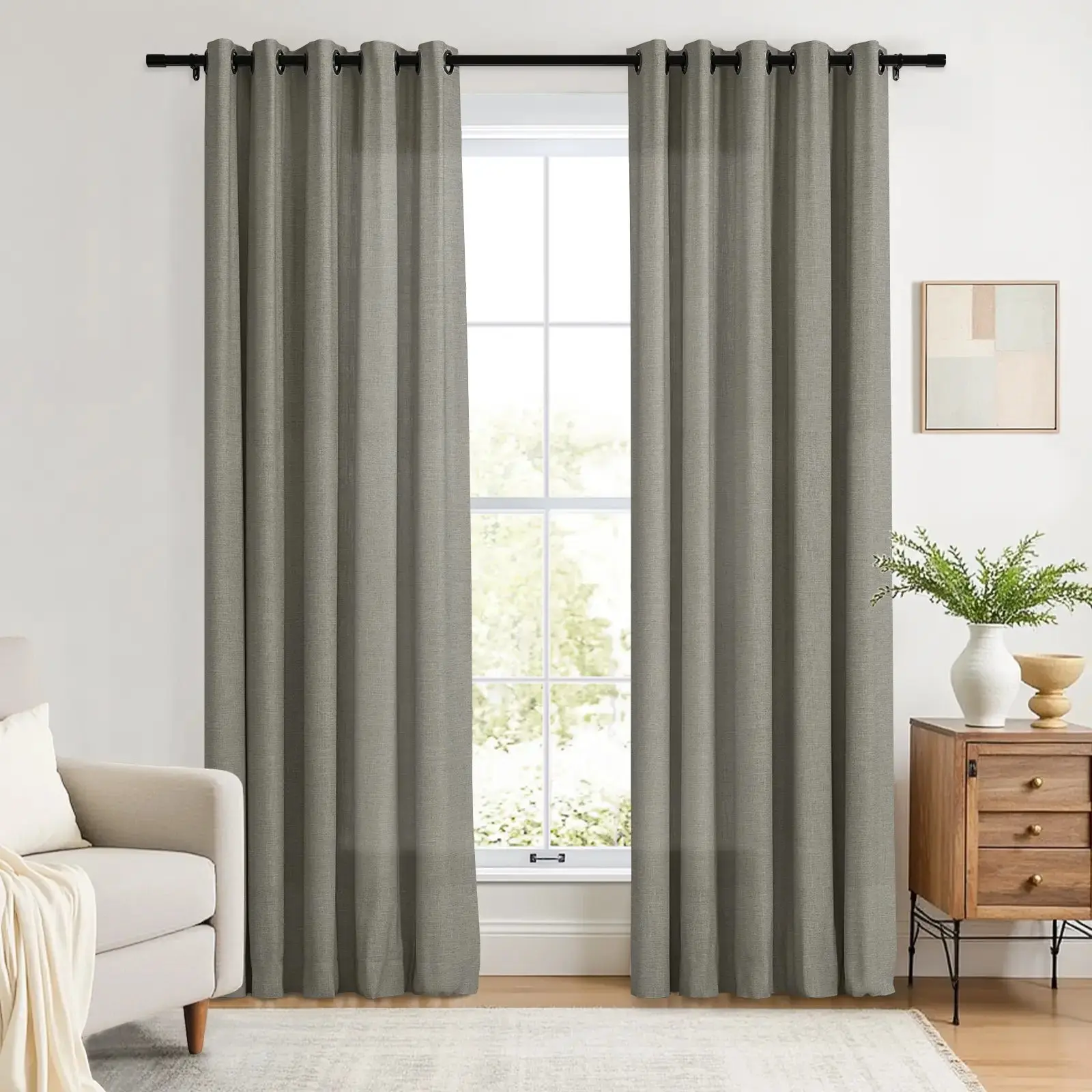 Liz Linen Drape Grommet - Image 17