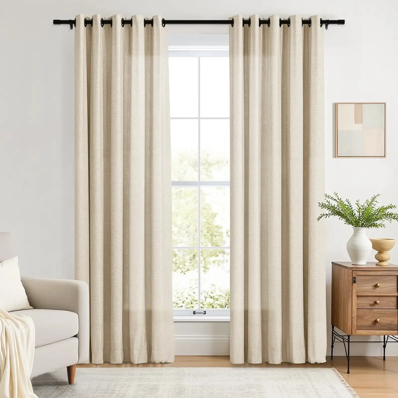 Liz Linen Drape Grommet - Image 21