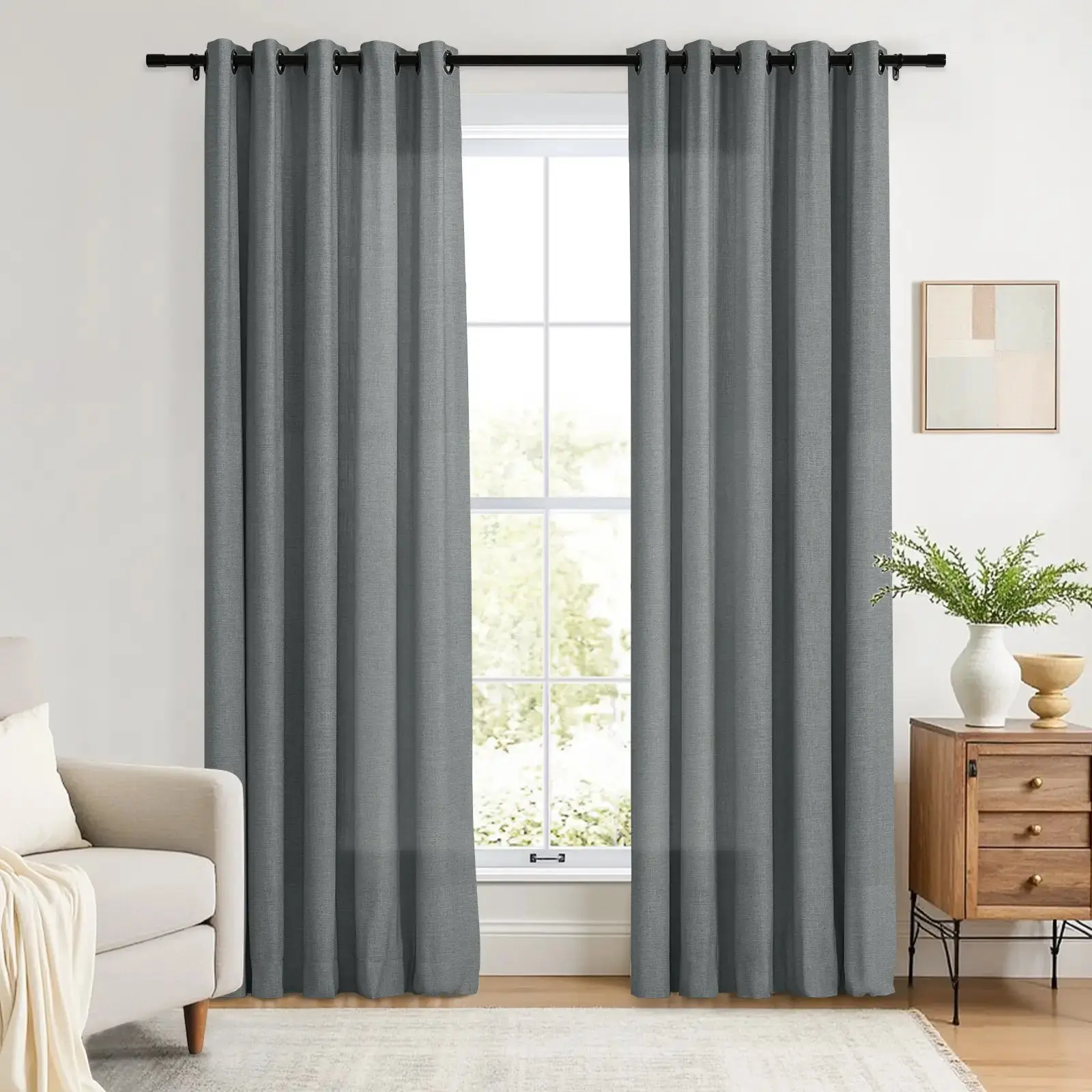 Liz Linen Drape Grommet - Image 26