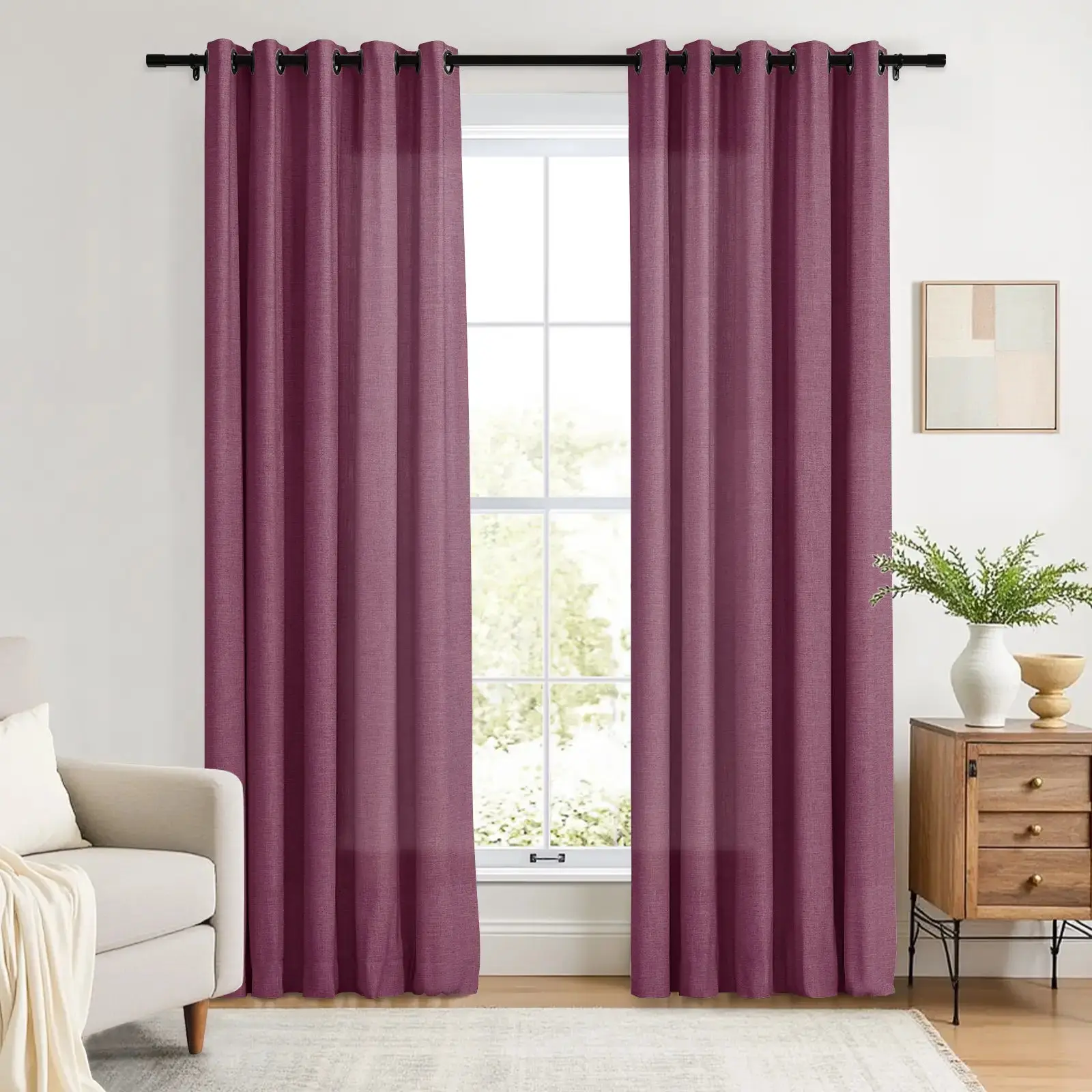 Liz Linen Drape Grommet - Image 28