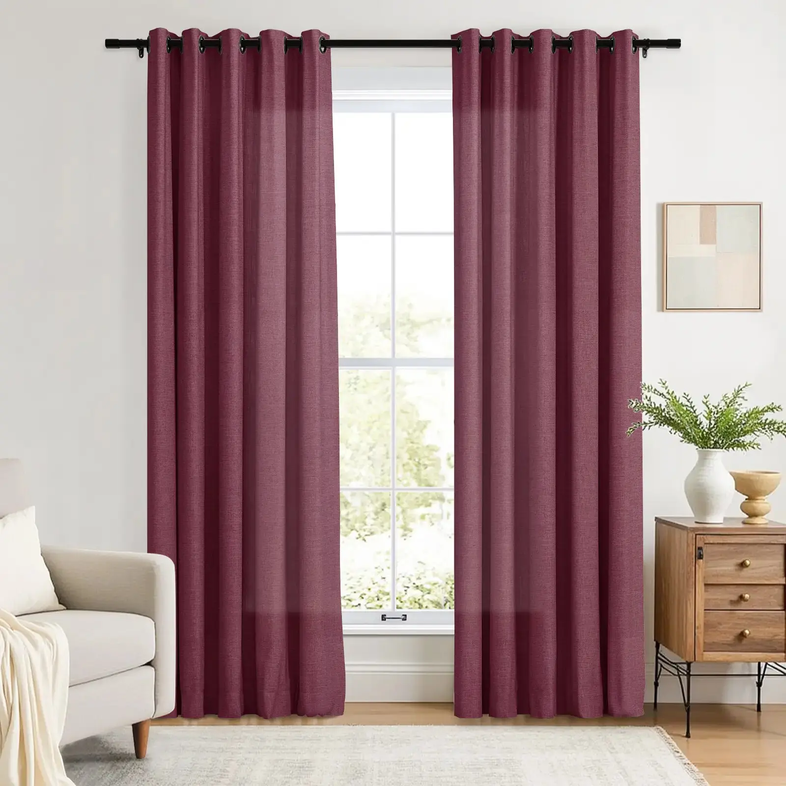 Liz Linen Drape Grommet - Image 29