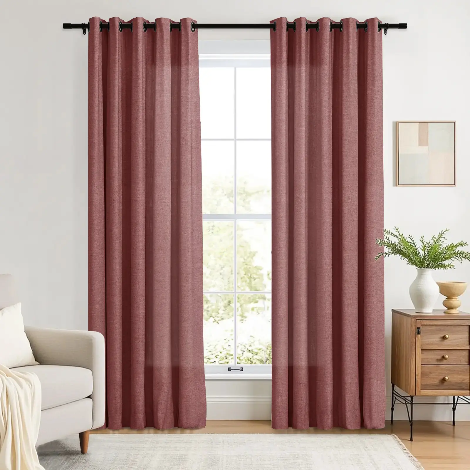 Liz Linen Drape Grommet - Image 30