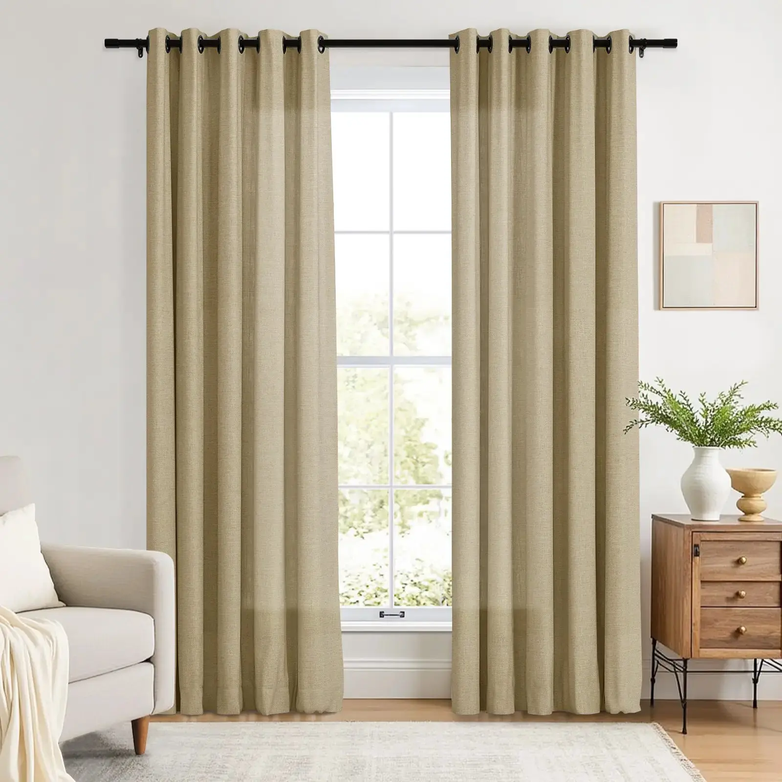 Liz Linen Drape Grommet - Image 32