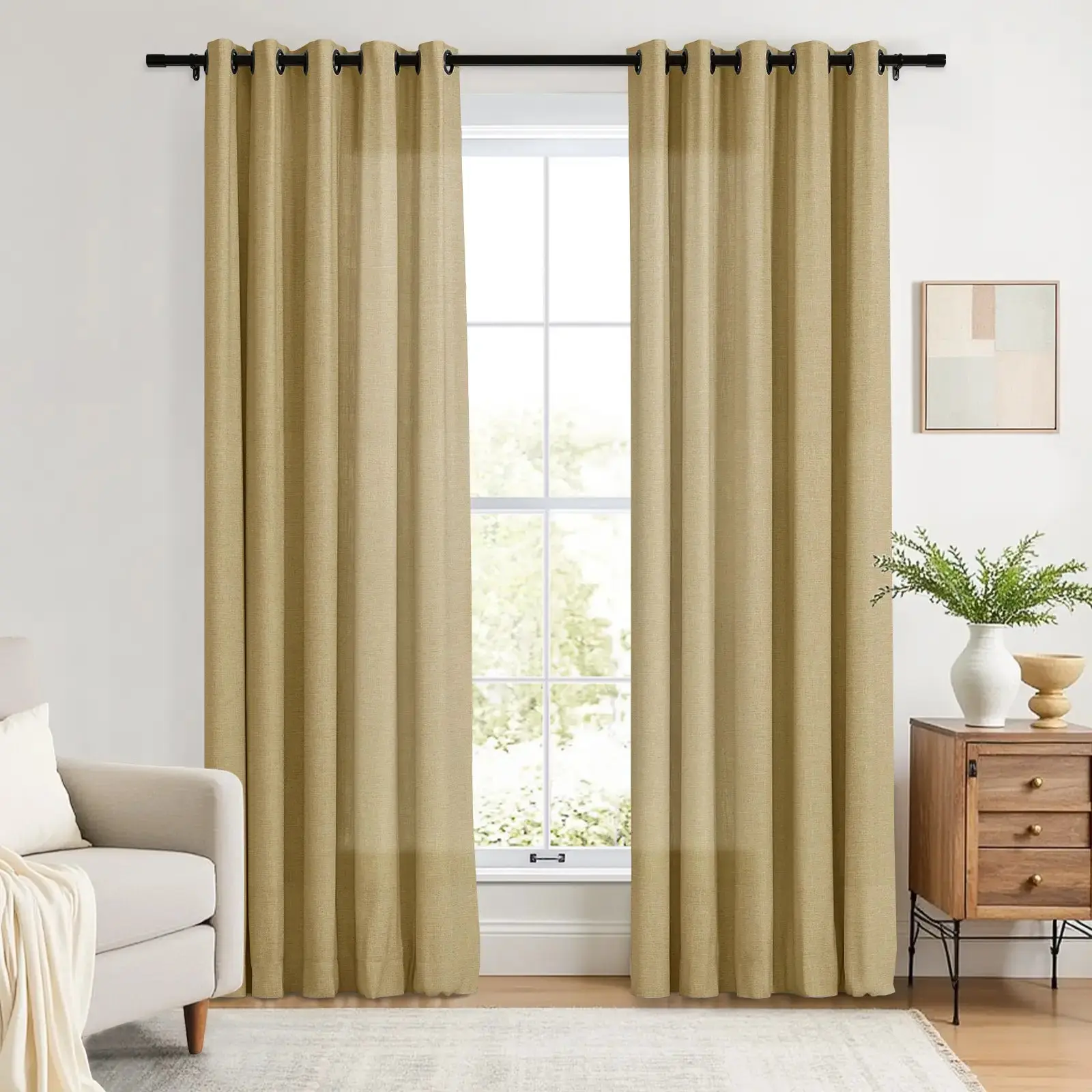 Liz Linen Drape Grommet - Image 33
