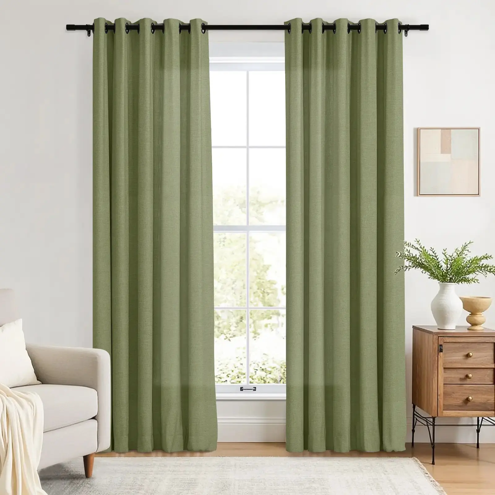 Liz Linen Drape Grommet - Image 34