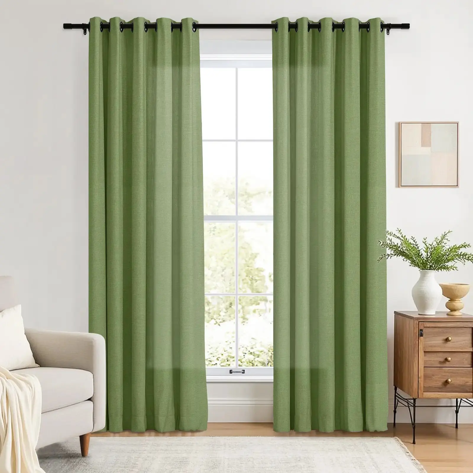 Liz Linen Drape Grommet - Image 35