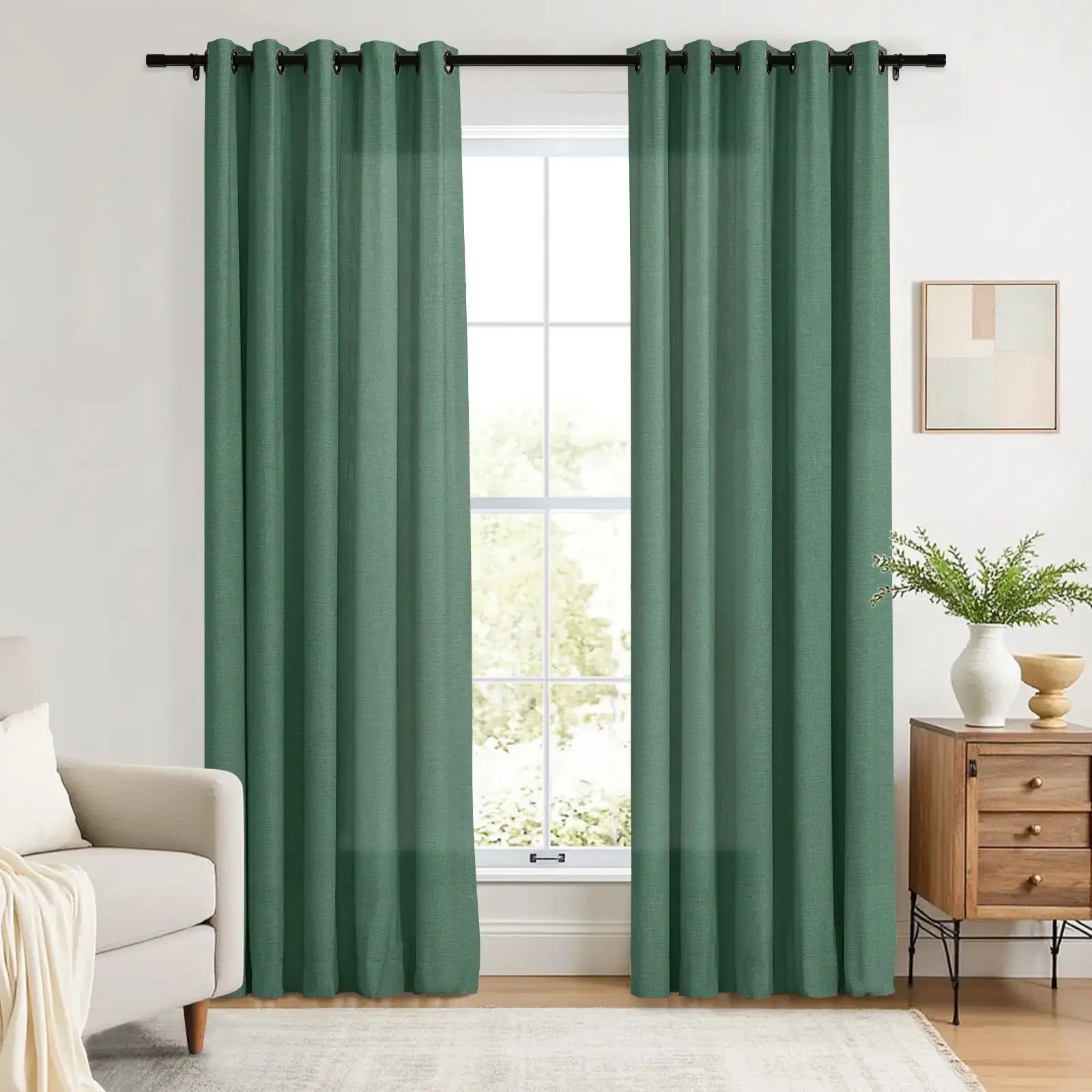 Liz Linen Drape Grommet - Image 36