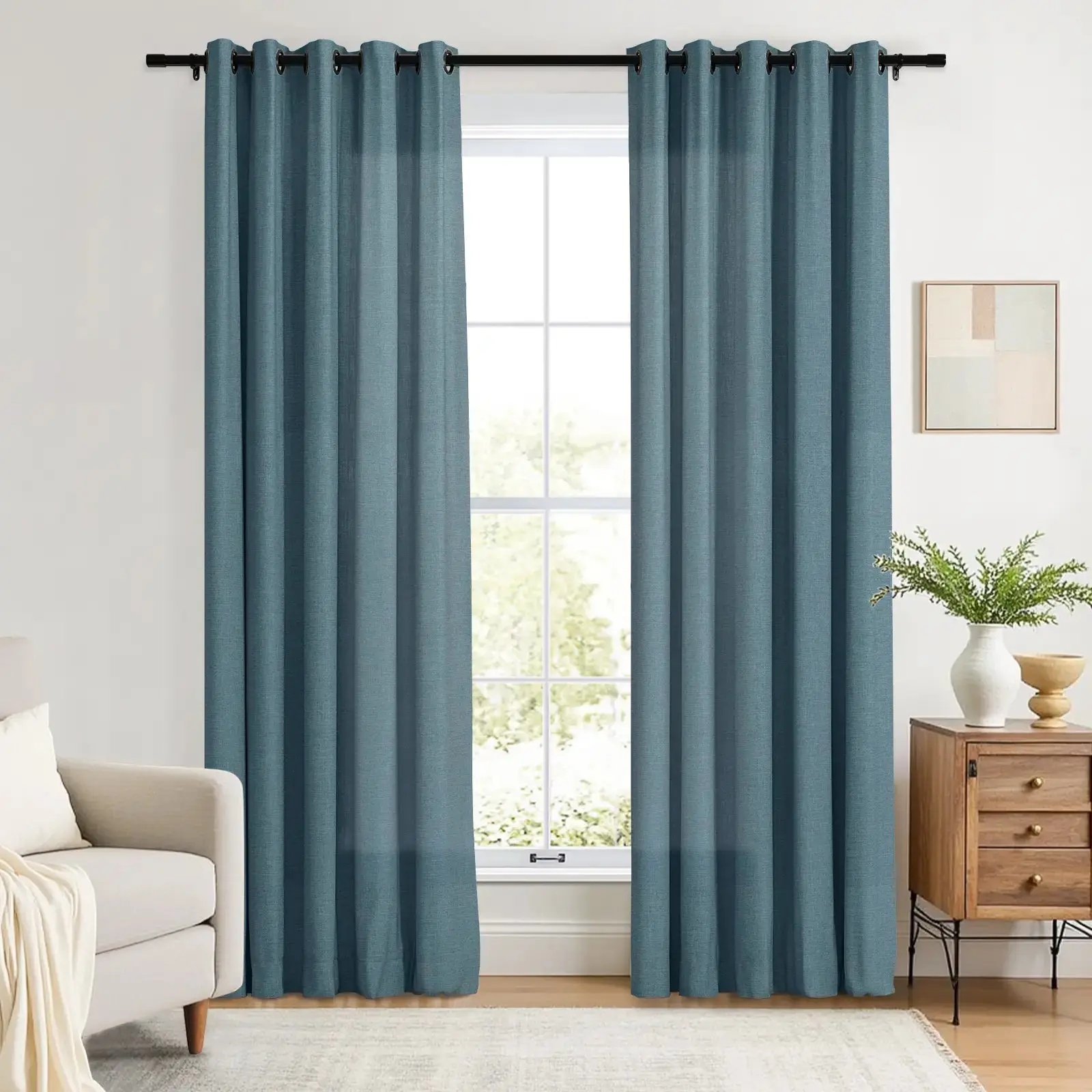 Liz Linen Drape Grommet - Image 38
