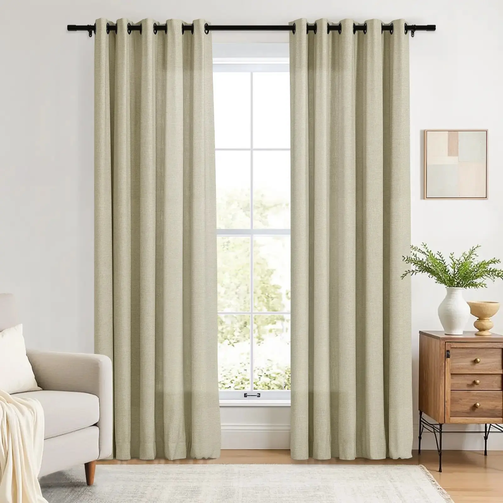 Liz Linen Drape Grommet - Image 42