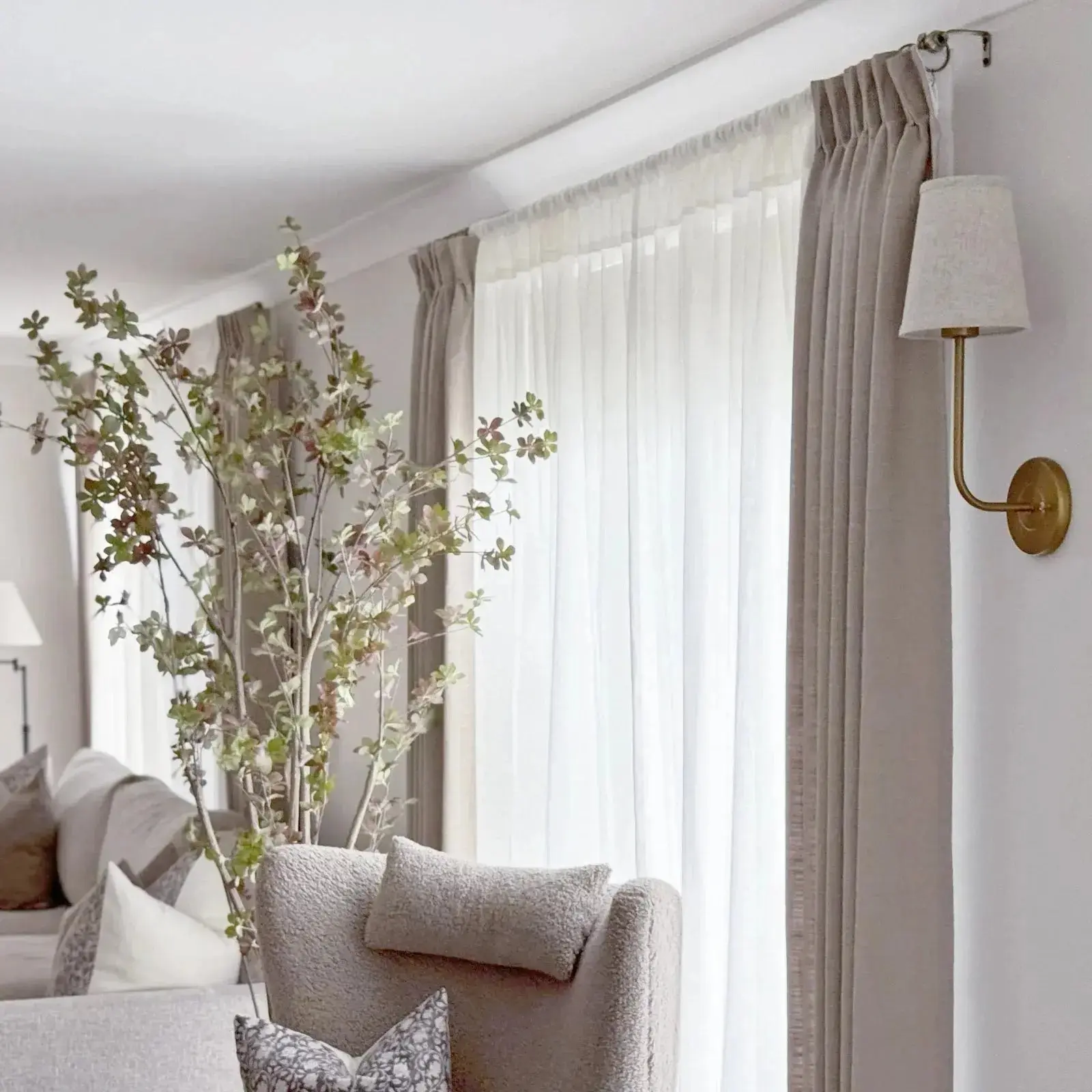 Liz Linen Drape Pleated - Image 80
