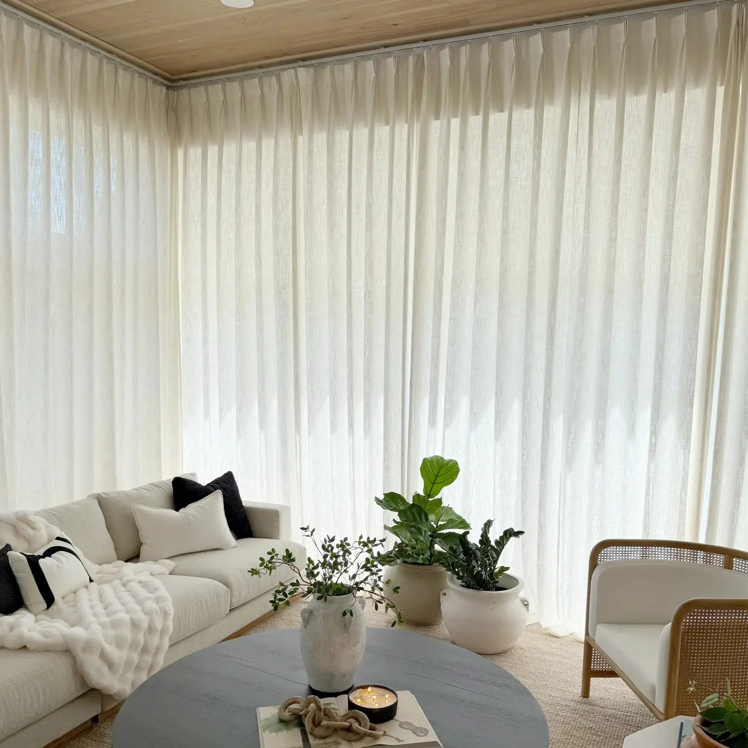 Liz Linen Drape Pleated - Image 18
