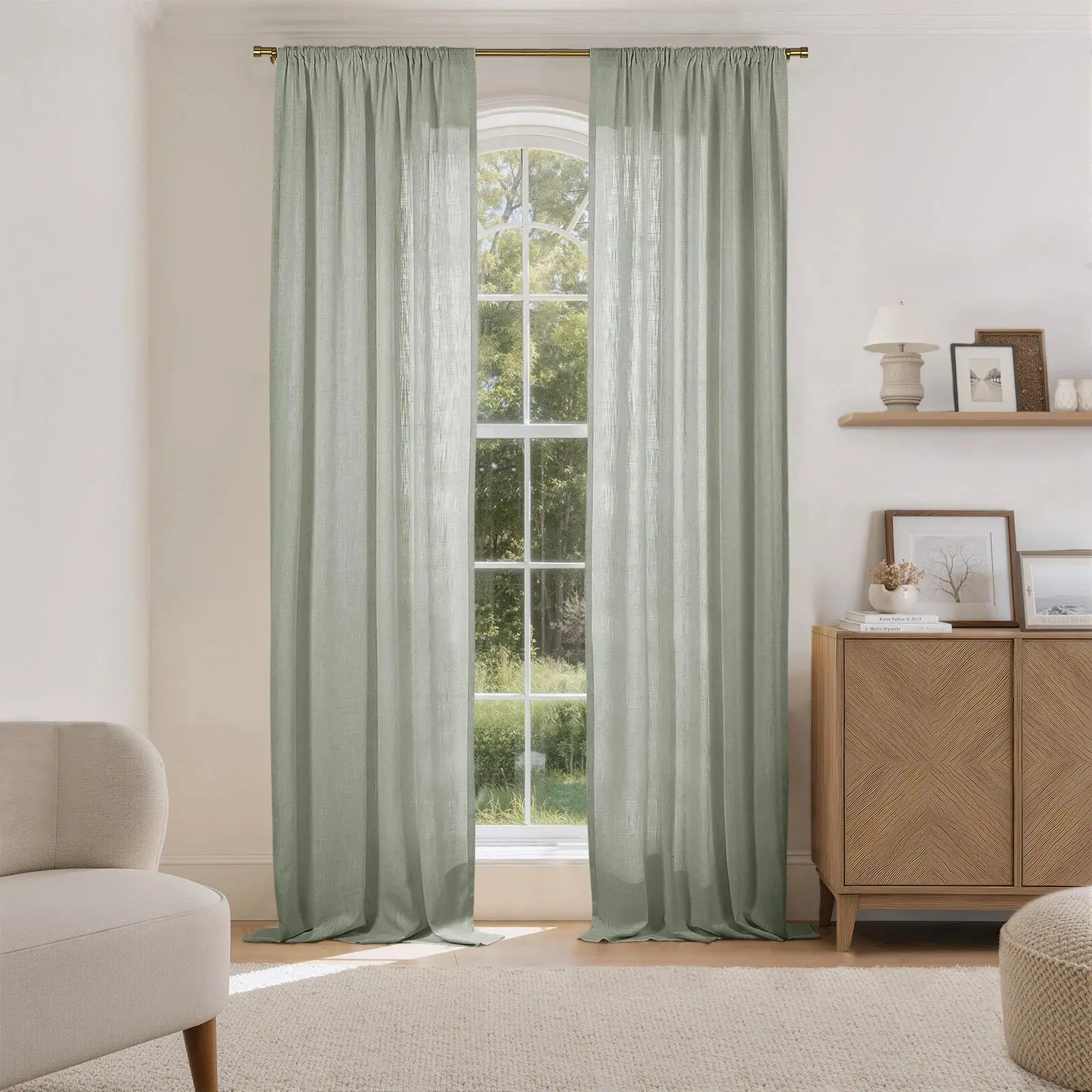 Liz Linen Drape Soft Top - Image 107