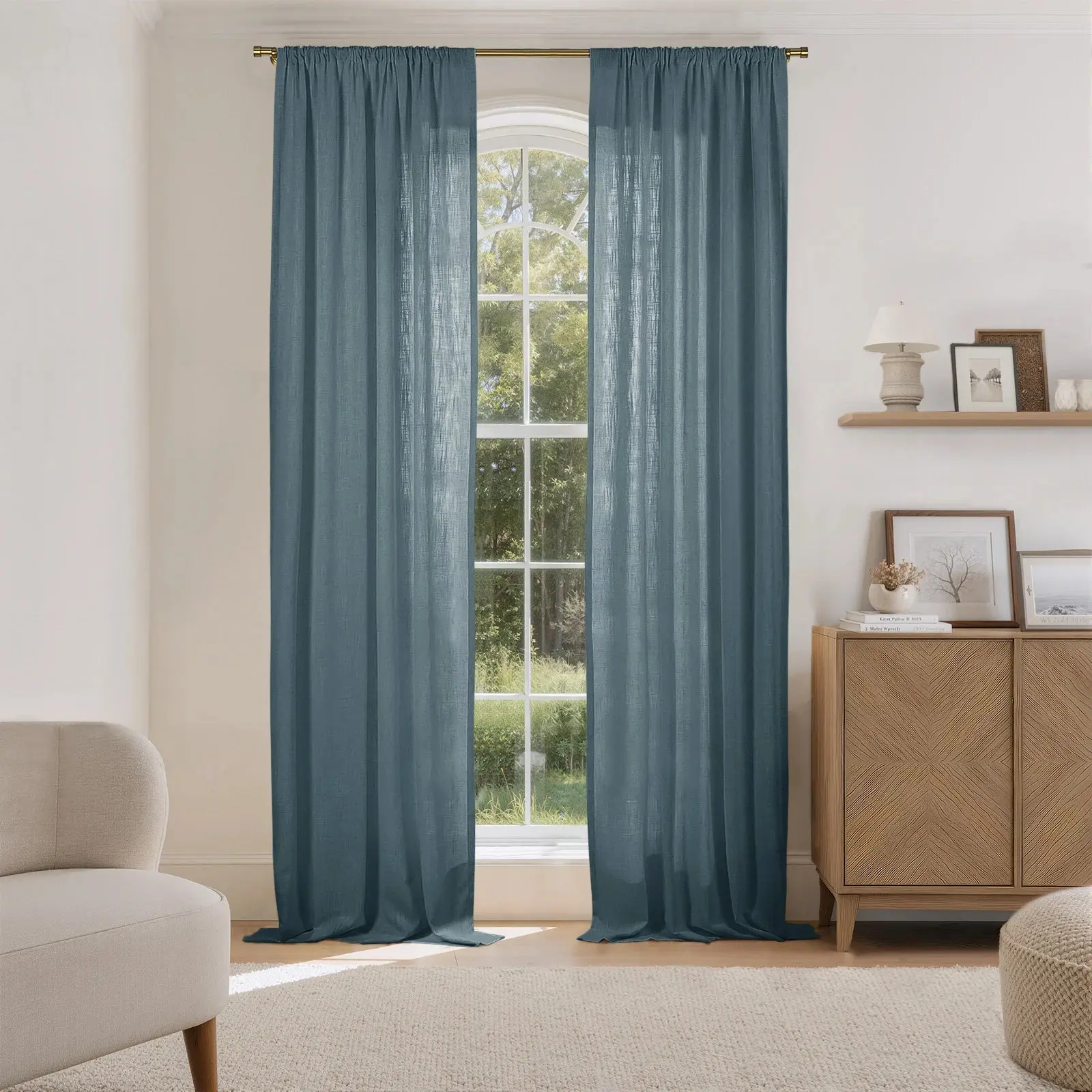 Liz Linen Drape Soft Top - Image 113