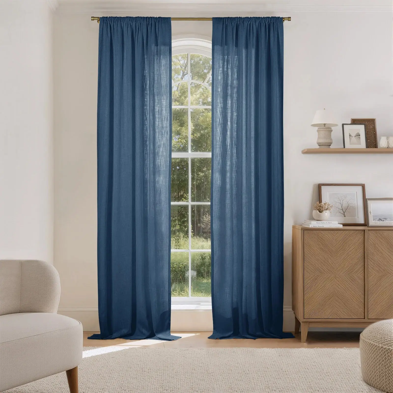 Liz Linen Drape Soft Top - Image 116