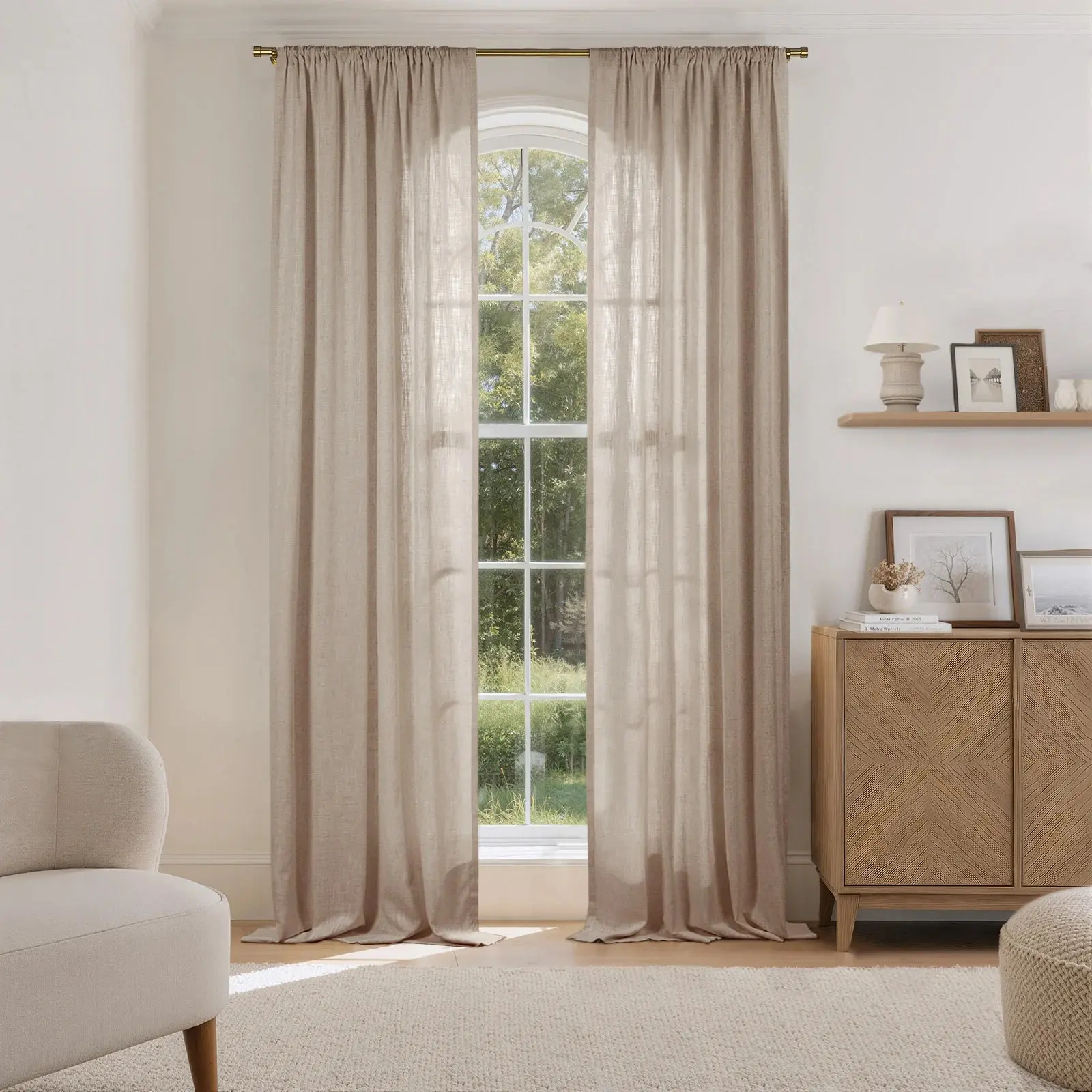 Liz Linen Drape Soft Top - Image 29