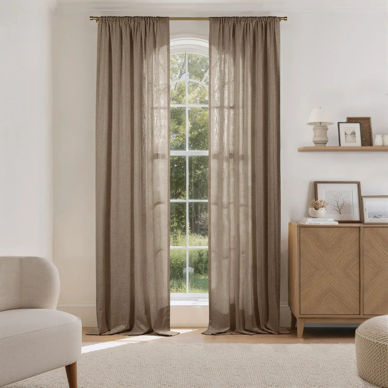 Liz Linen Drape Soft Top - Image 35