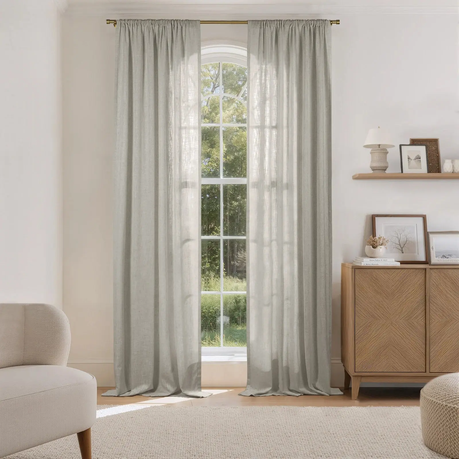 Liz Linen Drape Soft Top - Image 41