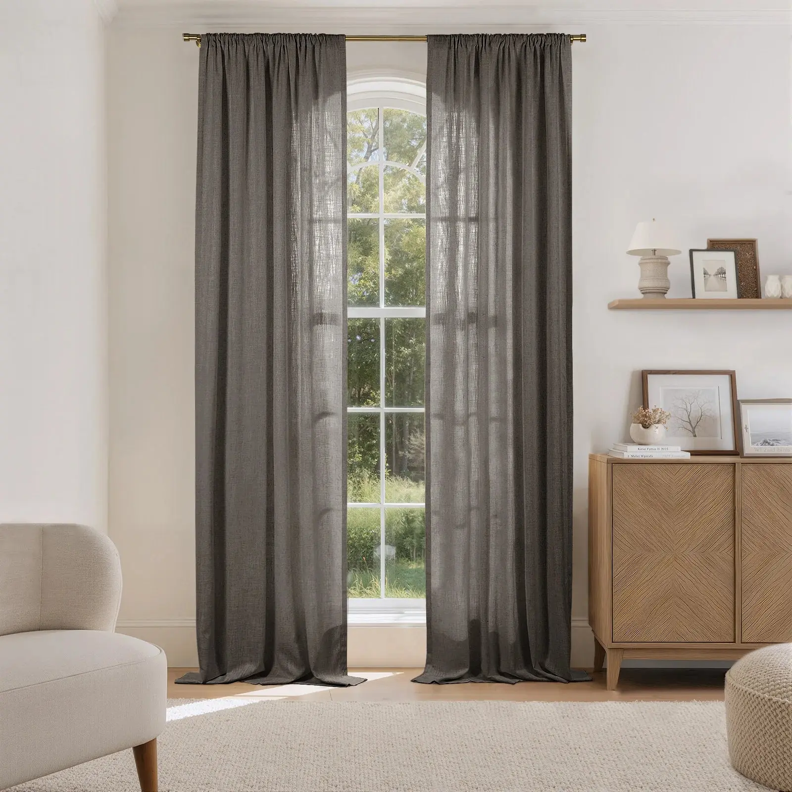 Liz Linen Drape Soft Top - Image 47