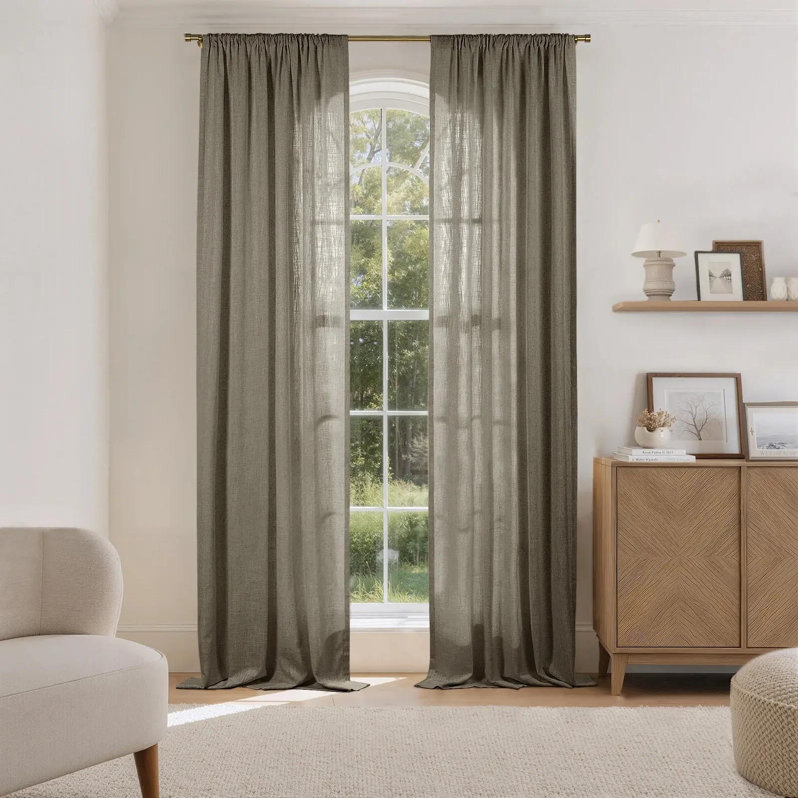 Liz Linen Drape Soft Top - Image 50