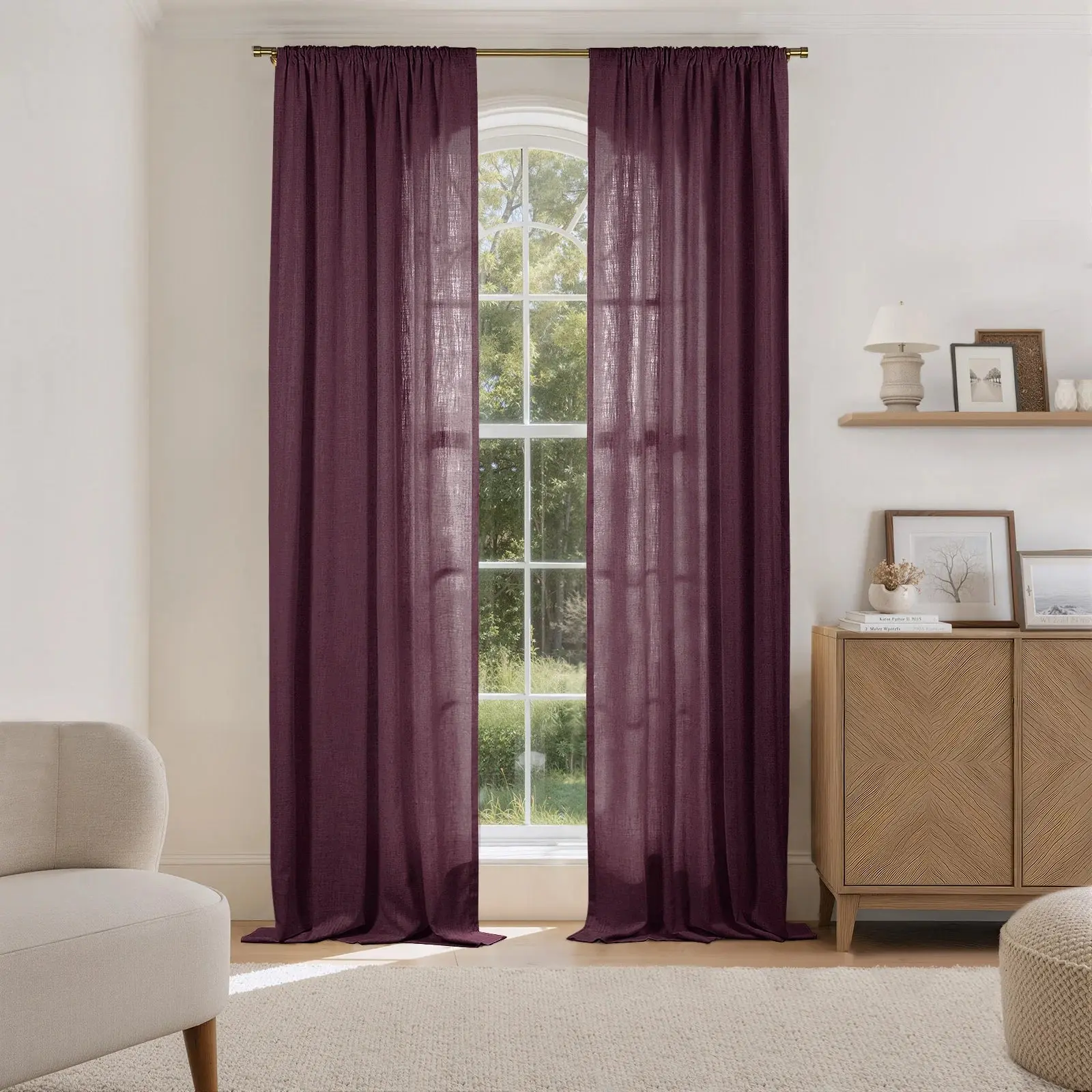 Liz Linen Drape Soft Top - Image 71