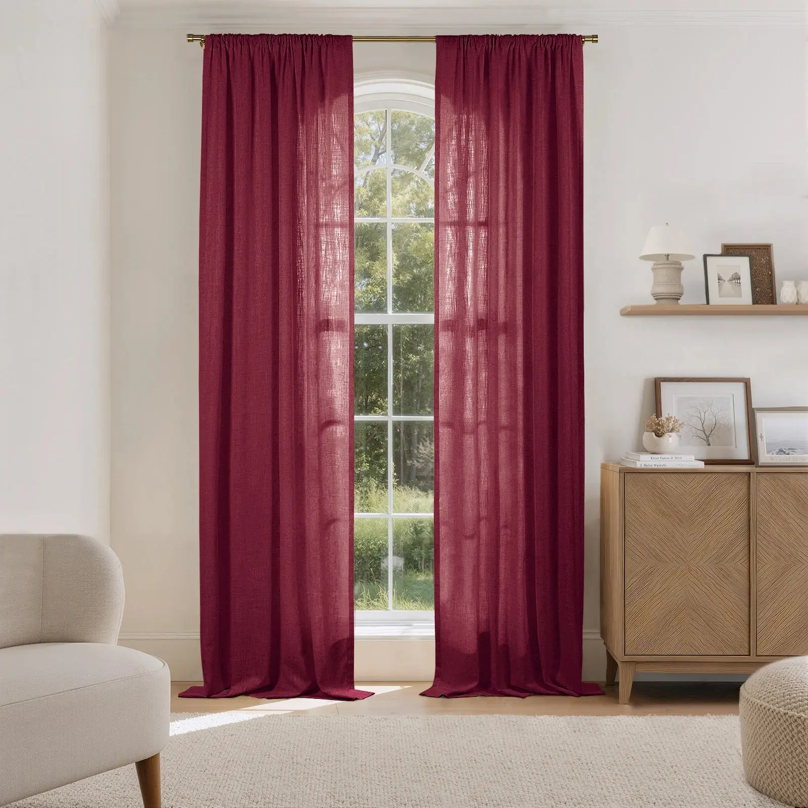 Liz Linen Drape Soft Top - Image 77