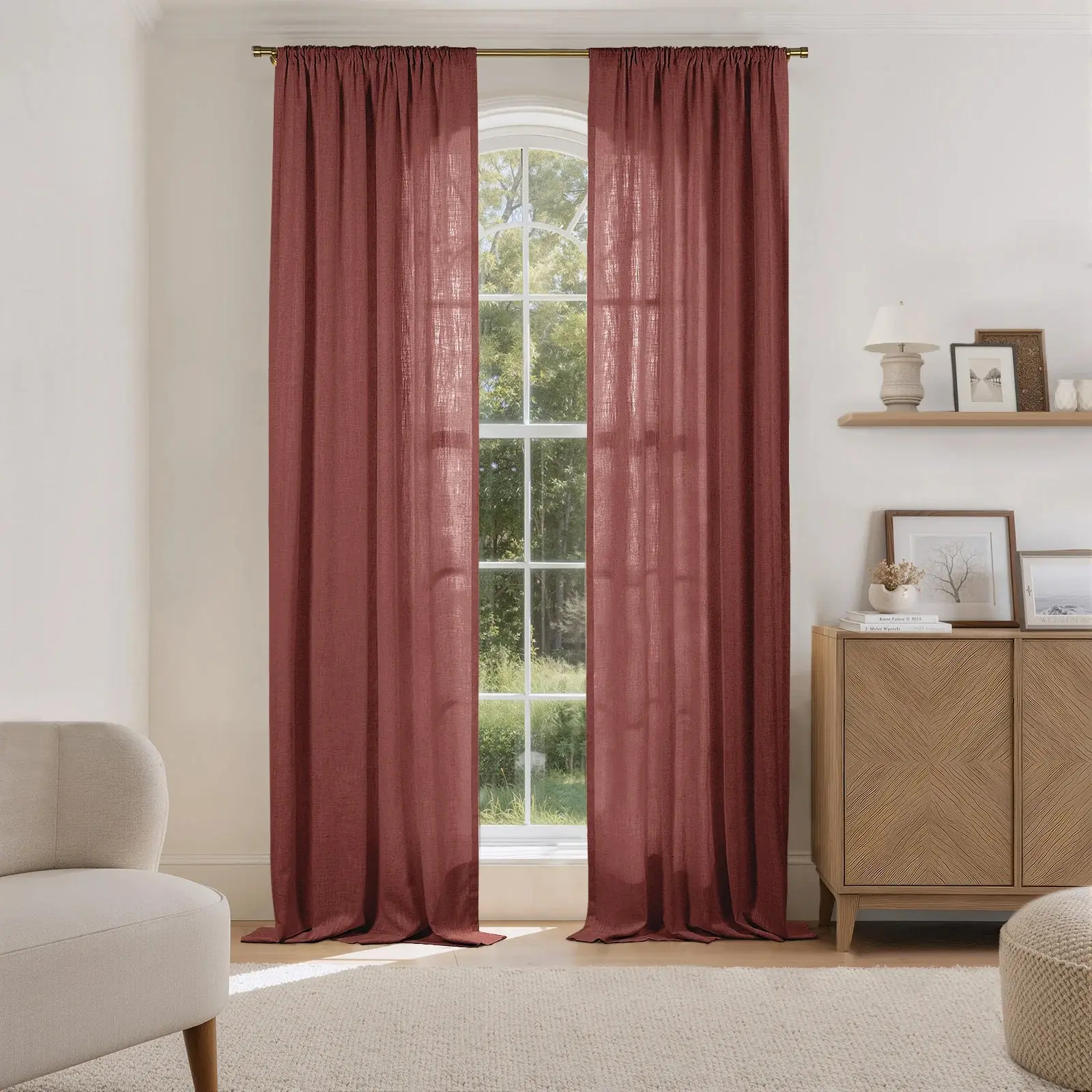 Liz Linen Drape Soft Top - Image 80
