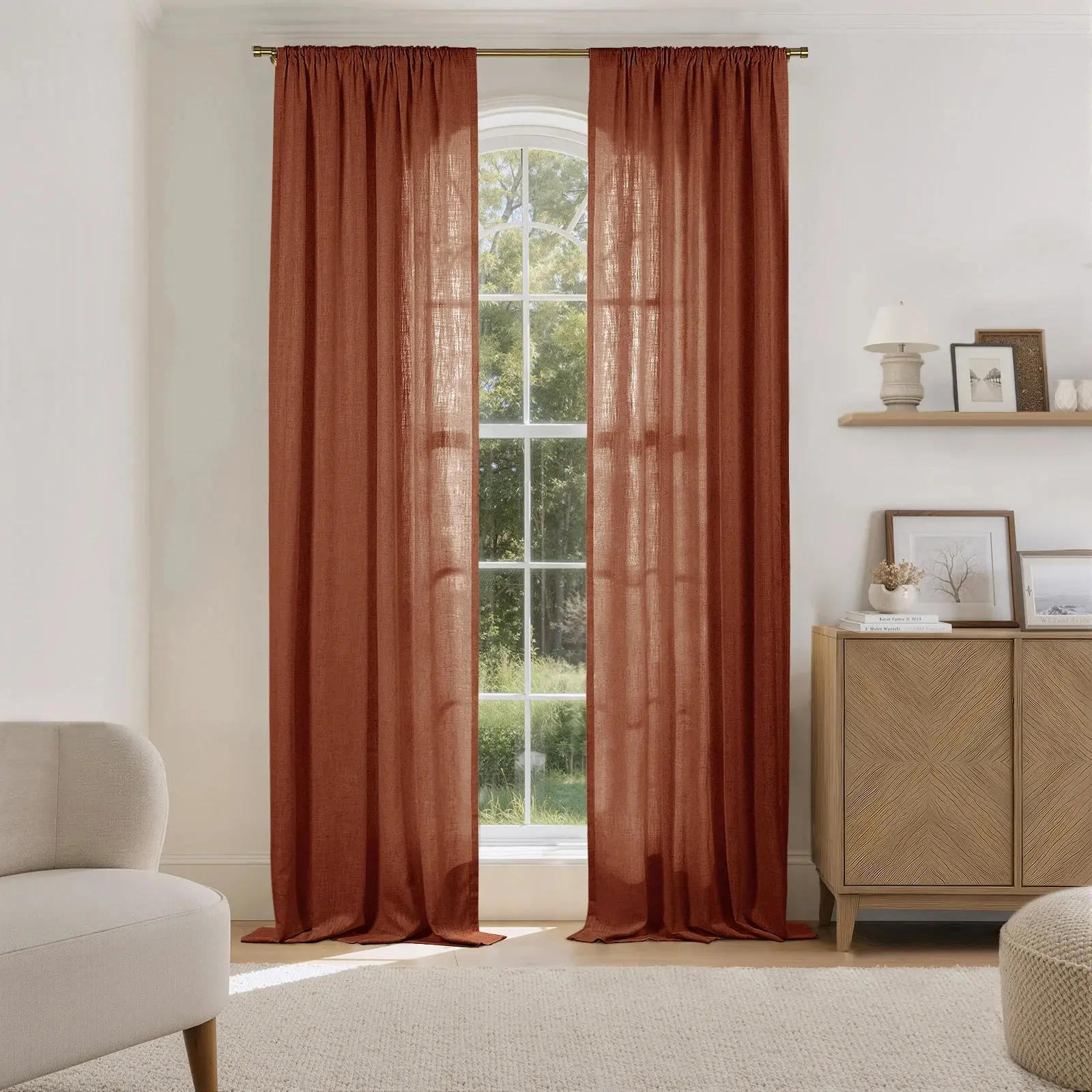 Liz Linen Drape Soft Top - Image 83