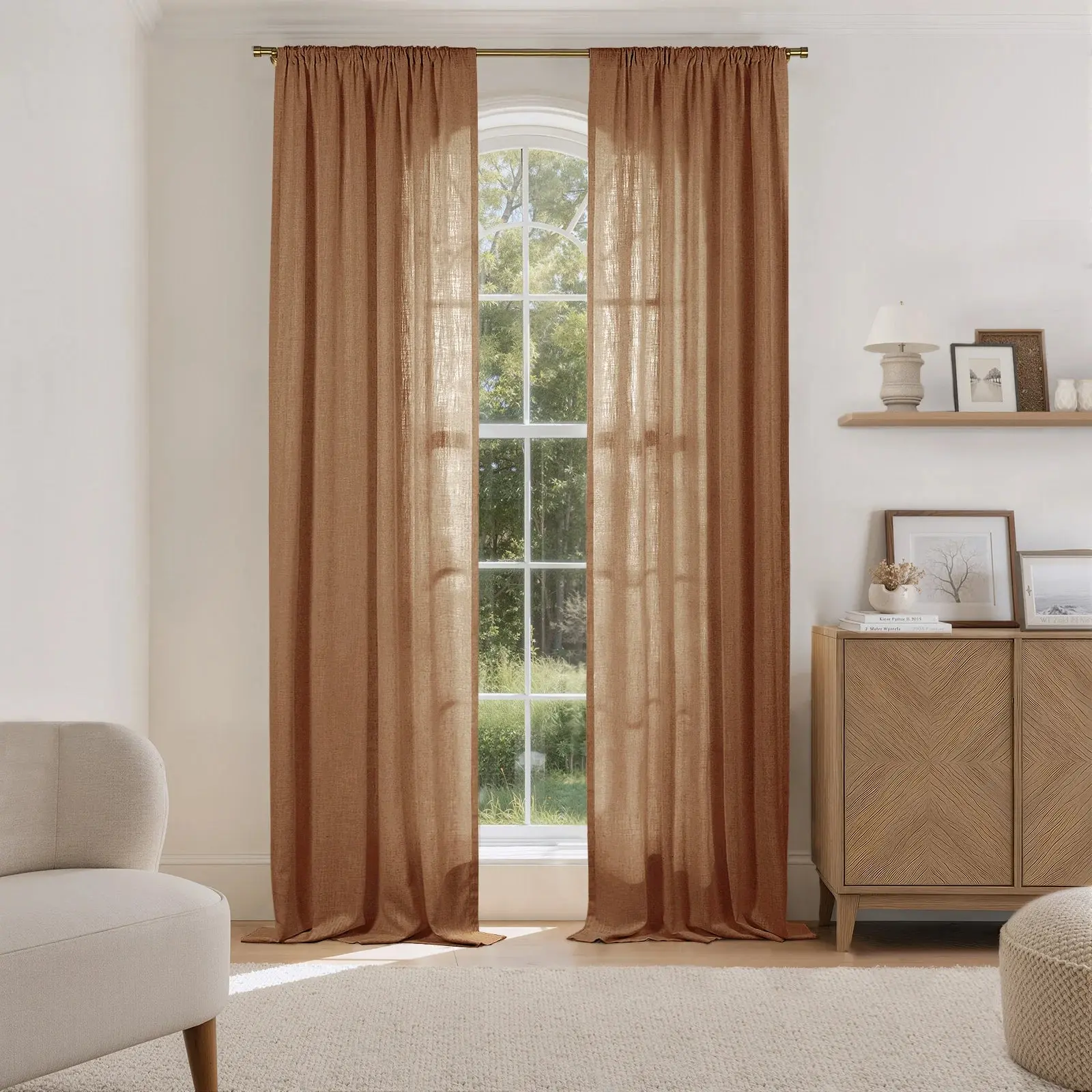 Liz Linen Drape Soft Top - Image 86