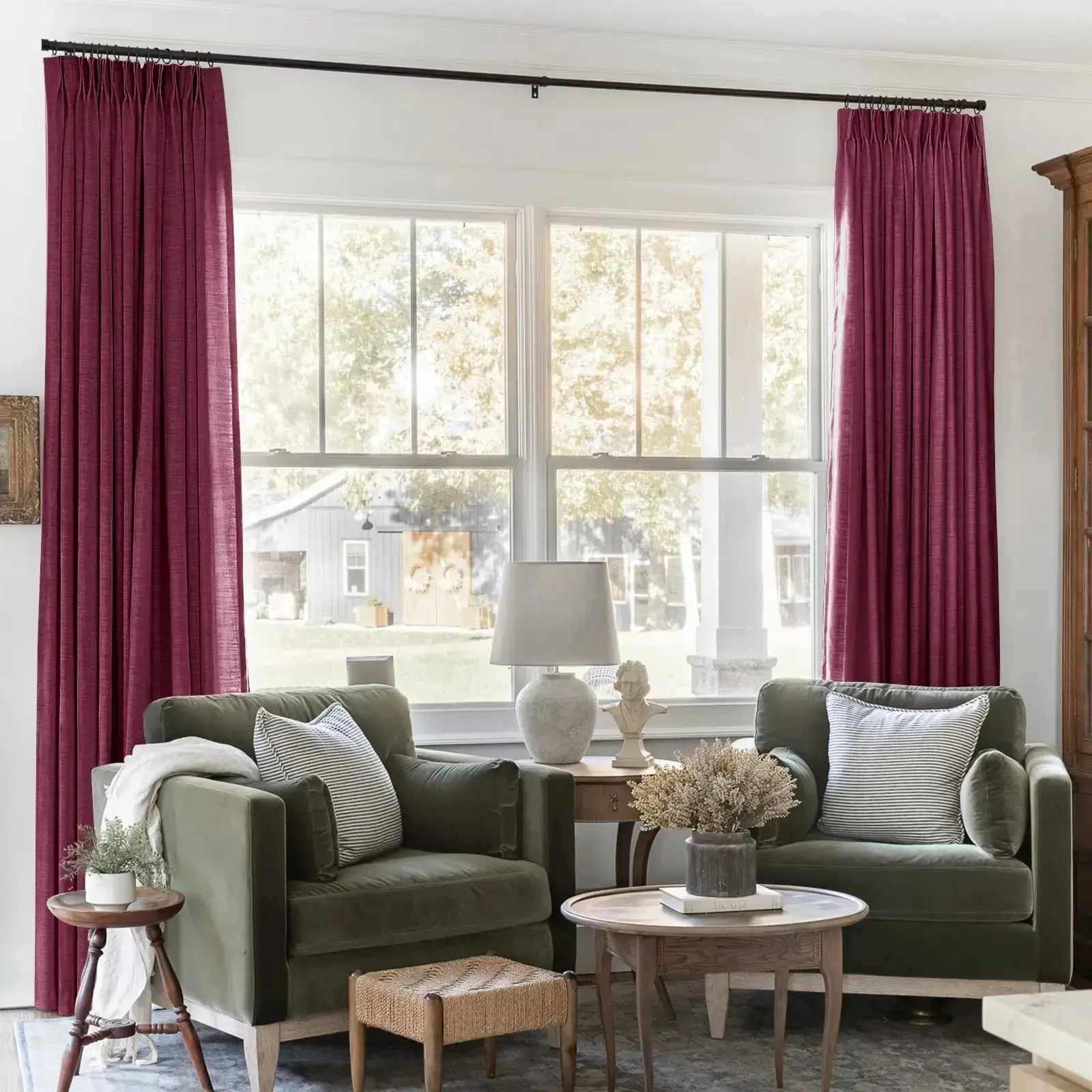 Liz Linen Drape Pleated - Image 64