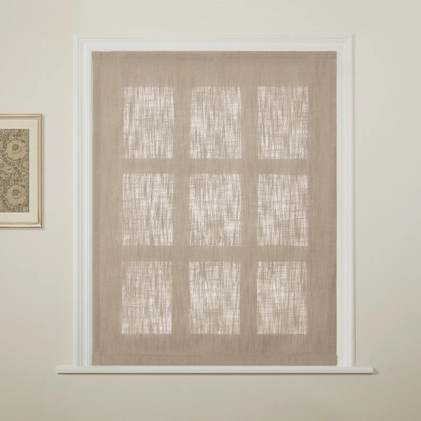 Liz Linen Flat Roman Shade Cord Lift - Image 32