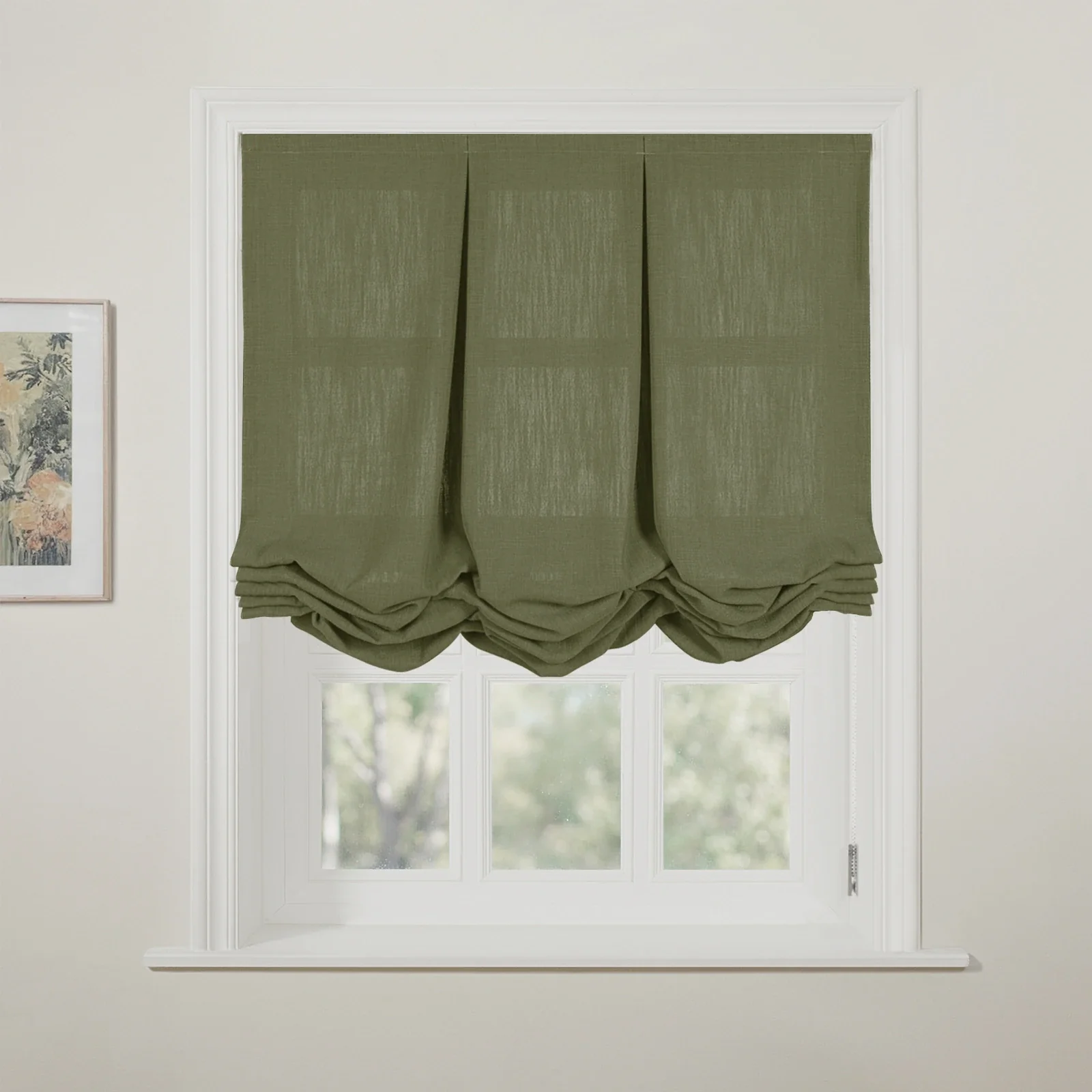 Liz Linen Pleated Balloon Shade Cord Lift - Image 164