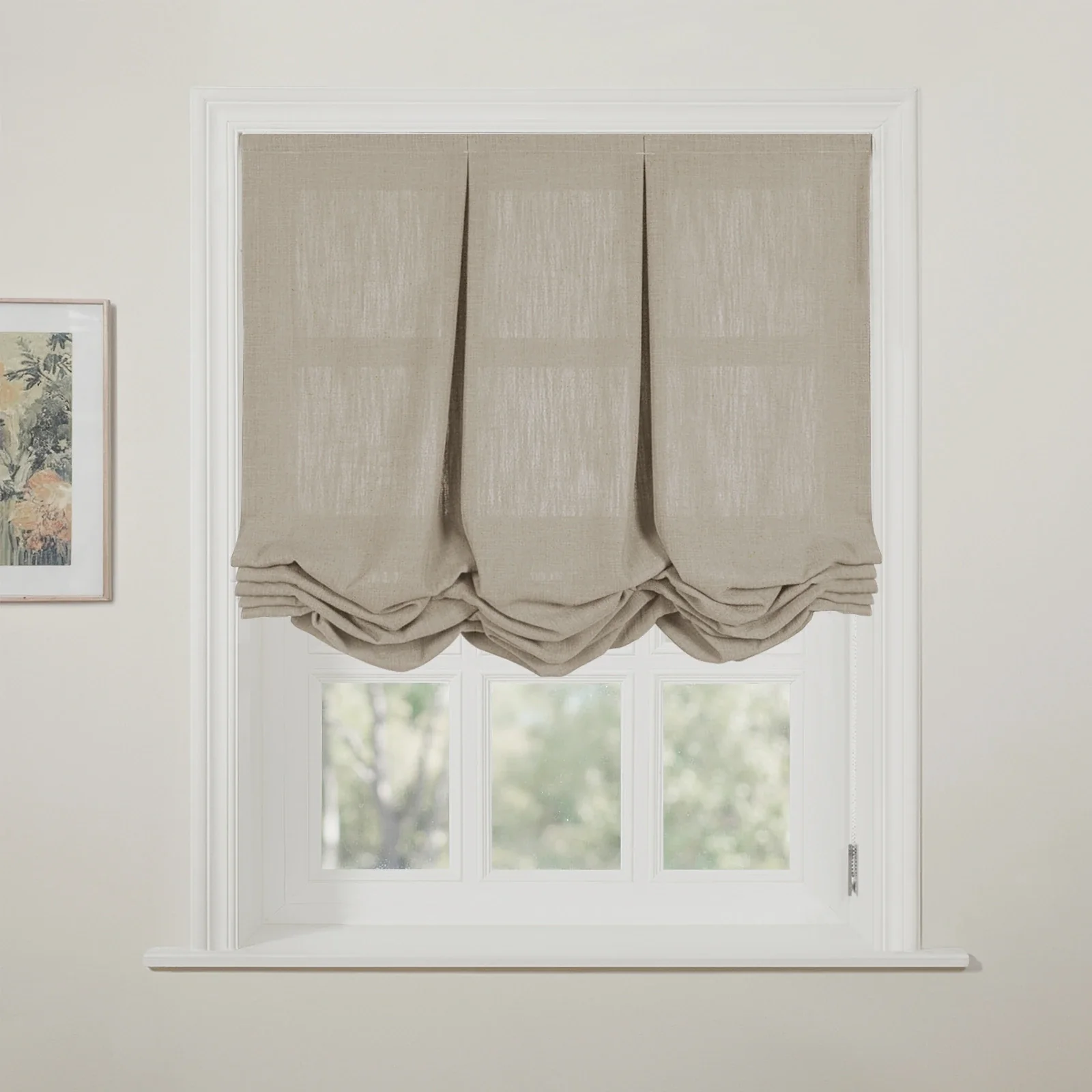 Liz Linen Pleated Balloon Shade Cord Lift - Image 218