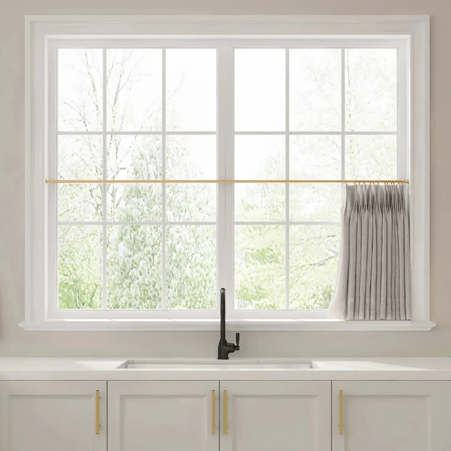 Liz Linen Pleated Cafe Curtains - Image 51