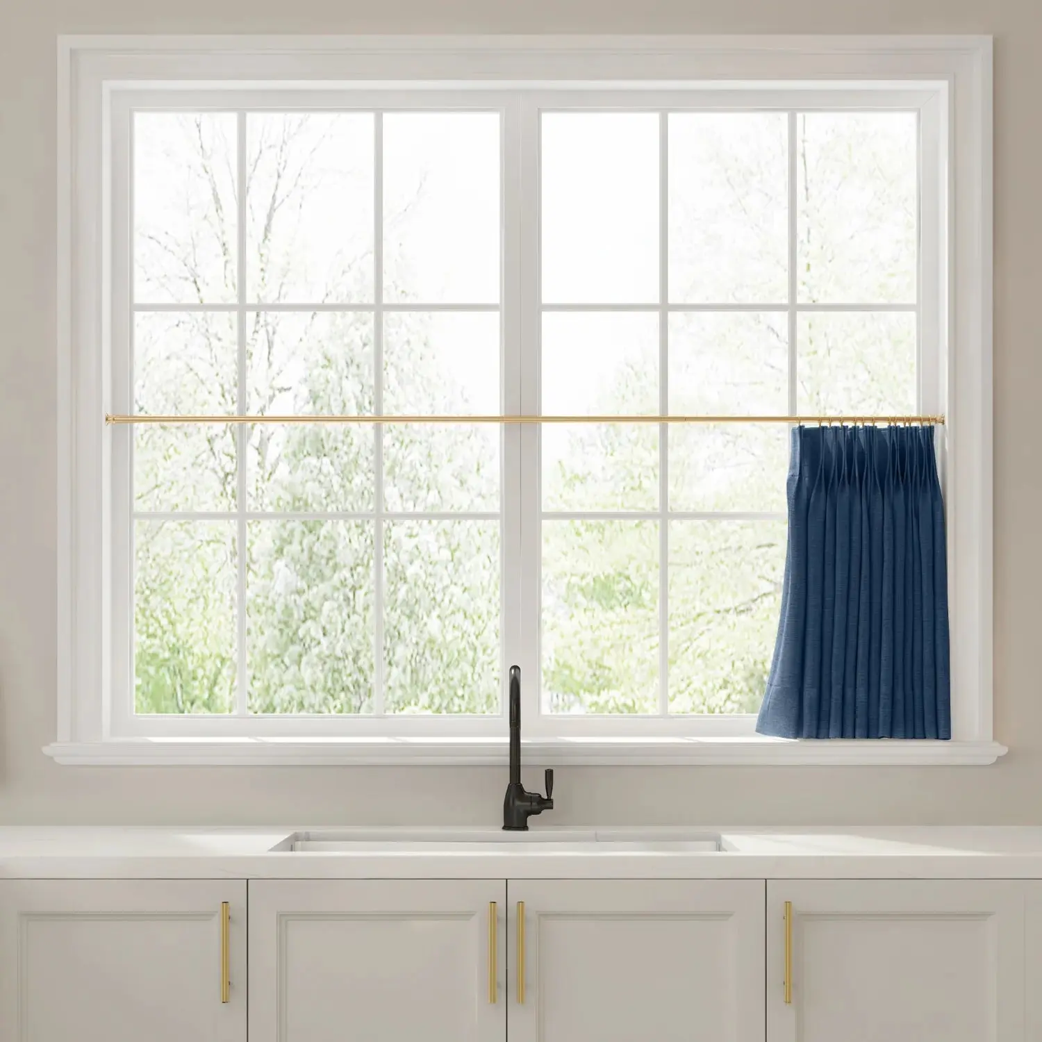 Liz Linen Pleated Cafe Curtains - Image 63