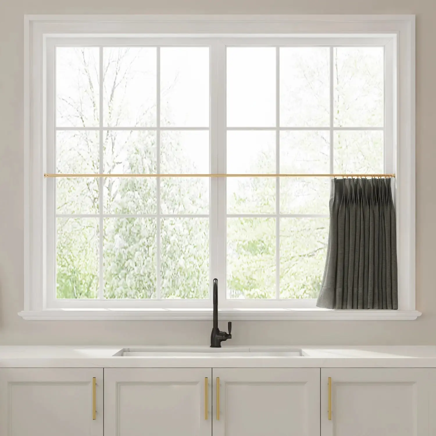 Liz Linen Pleated Cafe Curtains - Image 69