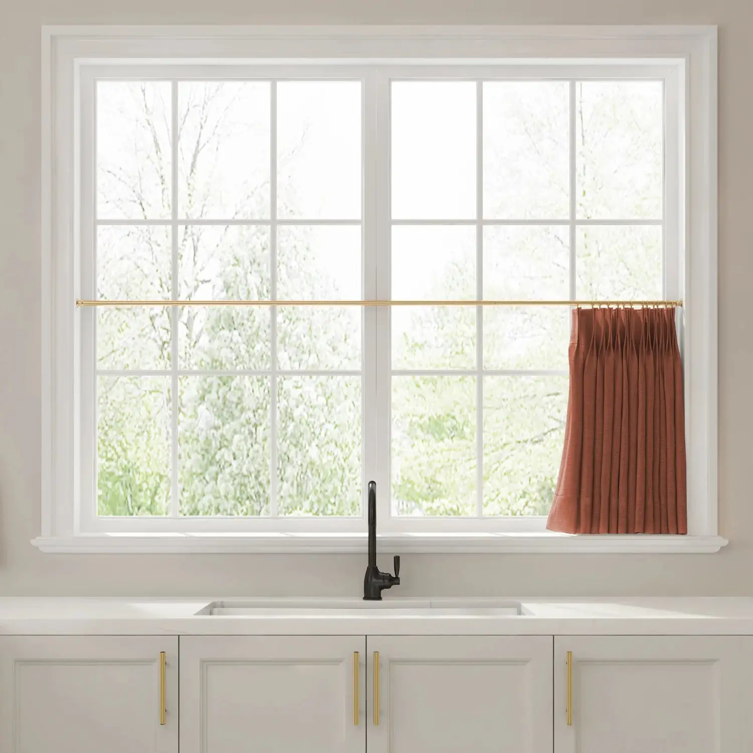 Liz Linen Pleated Cafe Curtains - Image 72